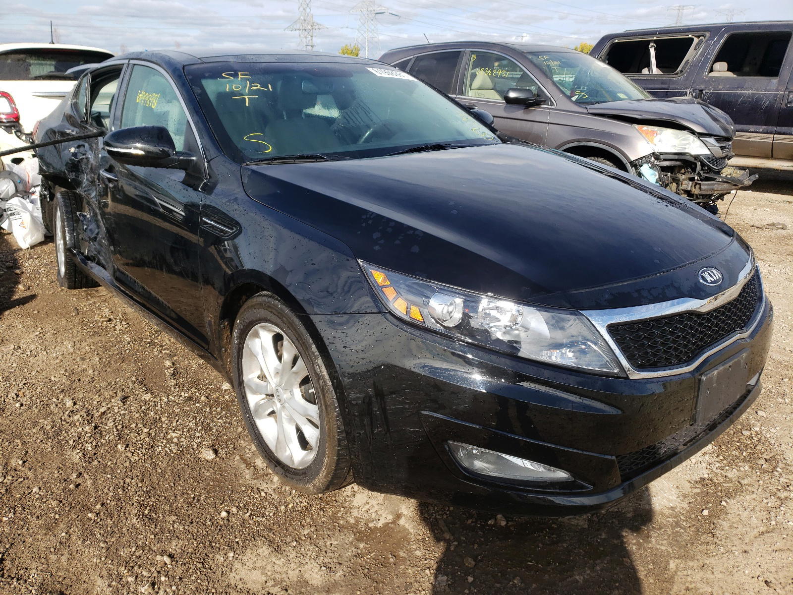 KIA OPTIMA EX 2013 with VIN 5XXGN4A71DG142817 - Photo from auction