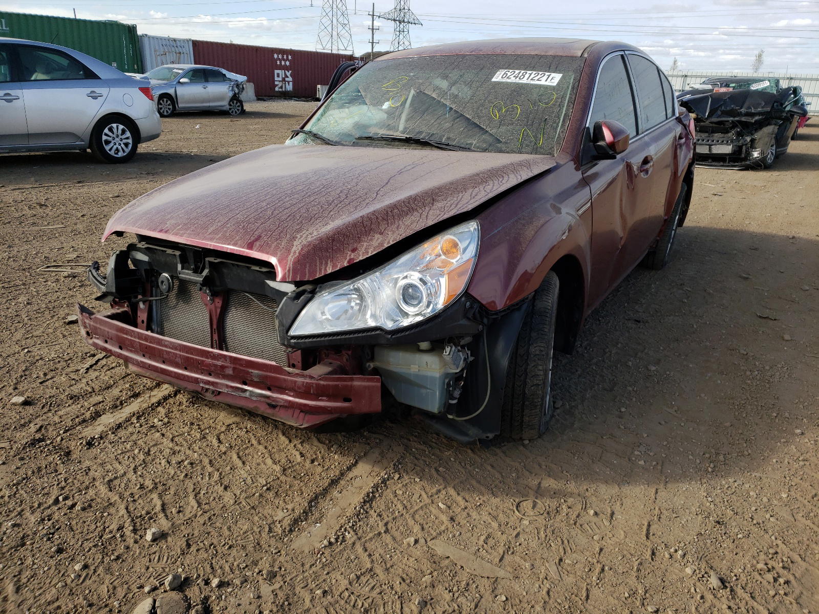 Photo 2 from auction – 2011 SUBARU LEGACY 2.5 with VIN 4S3BMCG69B3215046
