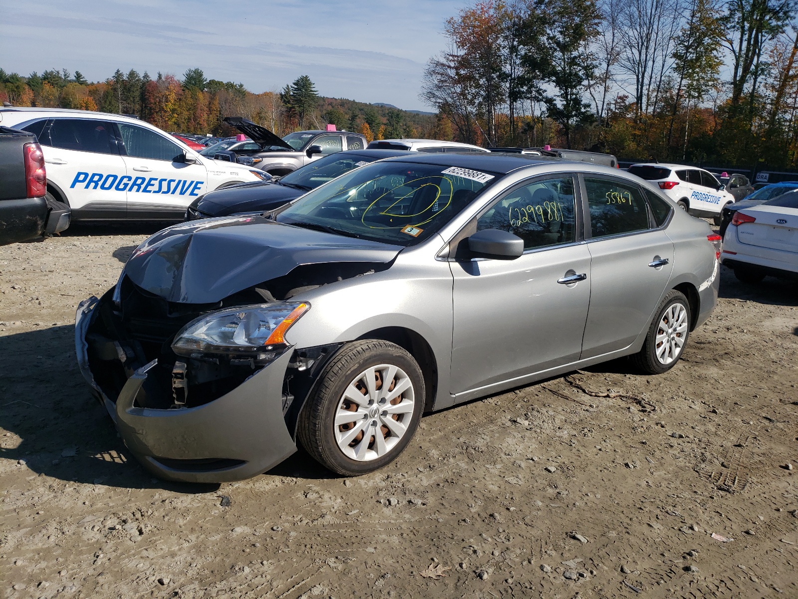 Photo 2 from auction – 2013 NISSAN SENTRA S with VIN 3N1AB7AP7DL714920