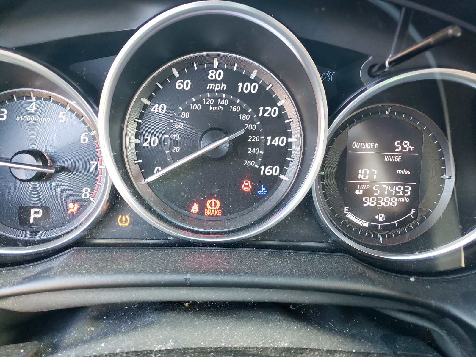 Photo 8 from auction – 2014 MAZDA CX-5 TOURI with VIN JM3KE4CY8E0416444