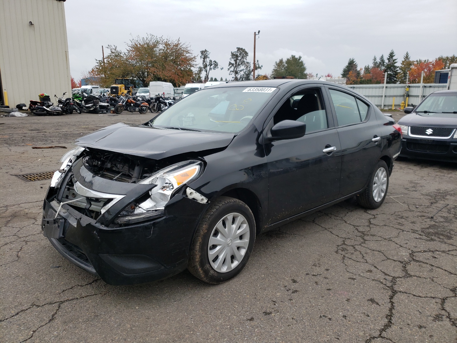 Photo 2 from auction – 2019 NISSAN VERSA S with VIN 3N1CN7AP7KL847741