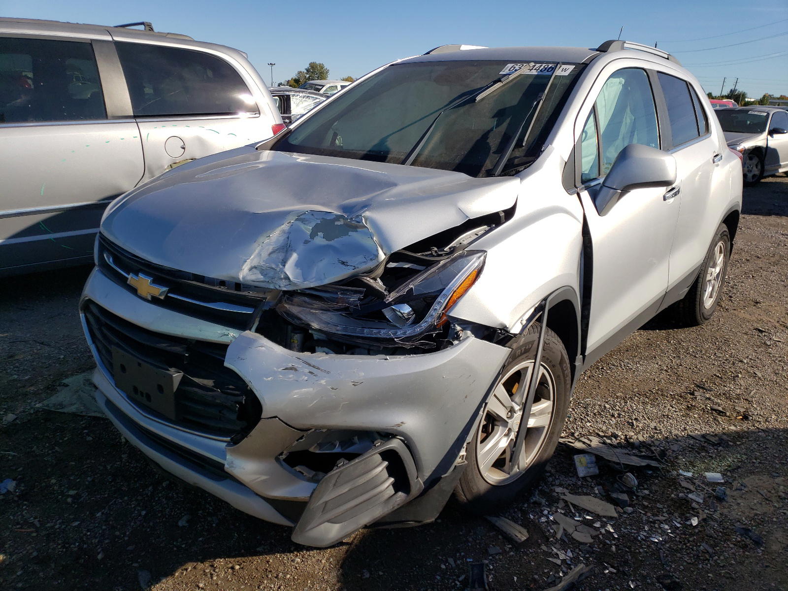 Photo 2 from auction – 2017 CHEVROLET TRAX 1LT with VIN 3GNCJLSB3HL234424