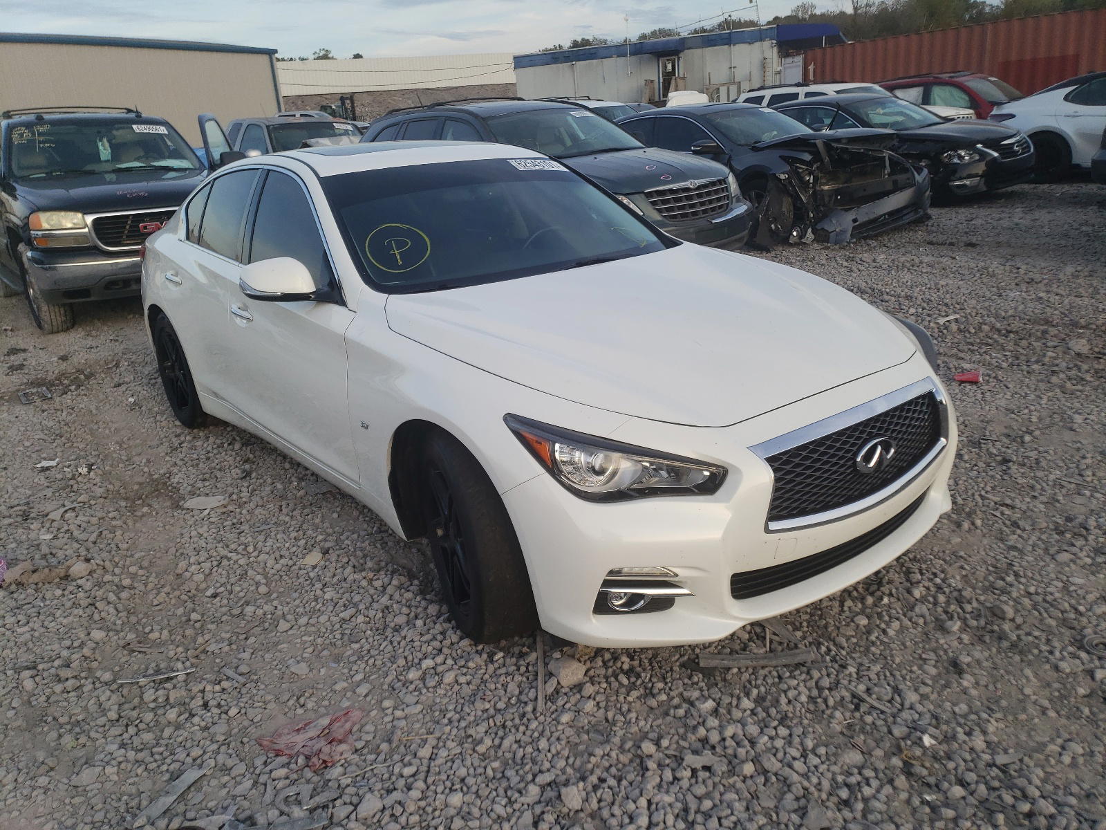 INFINITI Q50 BASE 2015 with VIN JN1BV7AP1FM353592 - Photo from auction