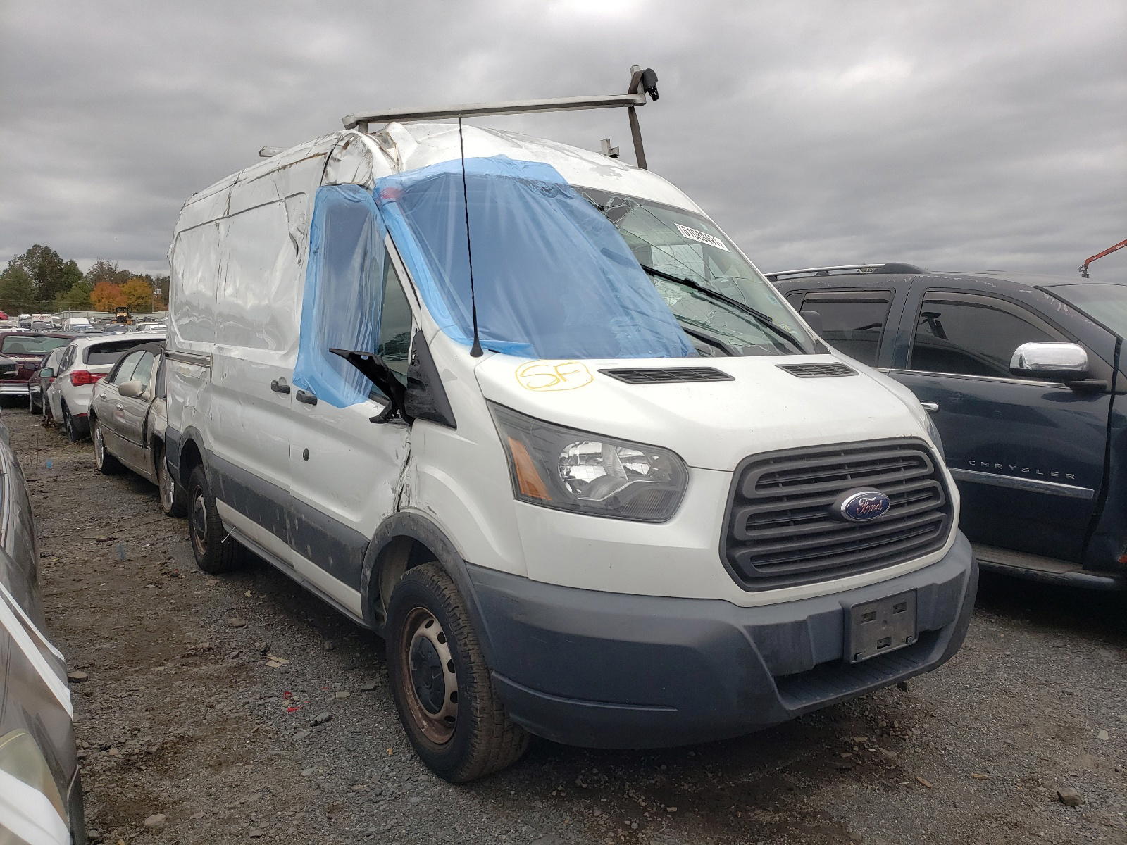 FORD TRANSIT T- 2015 with VIN 1FTYR1CM1FKA19666 - Photo from auction