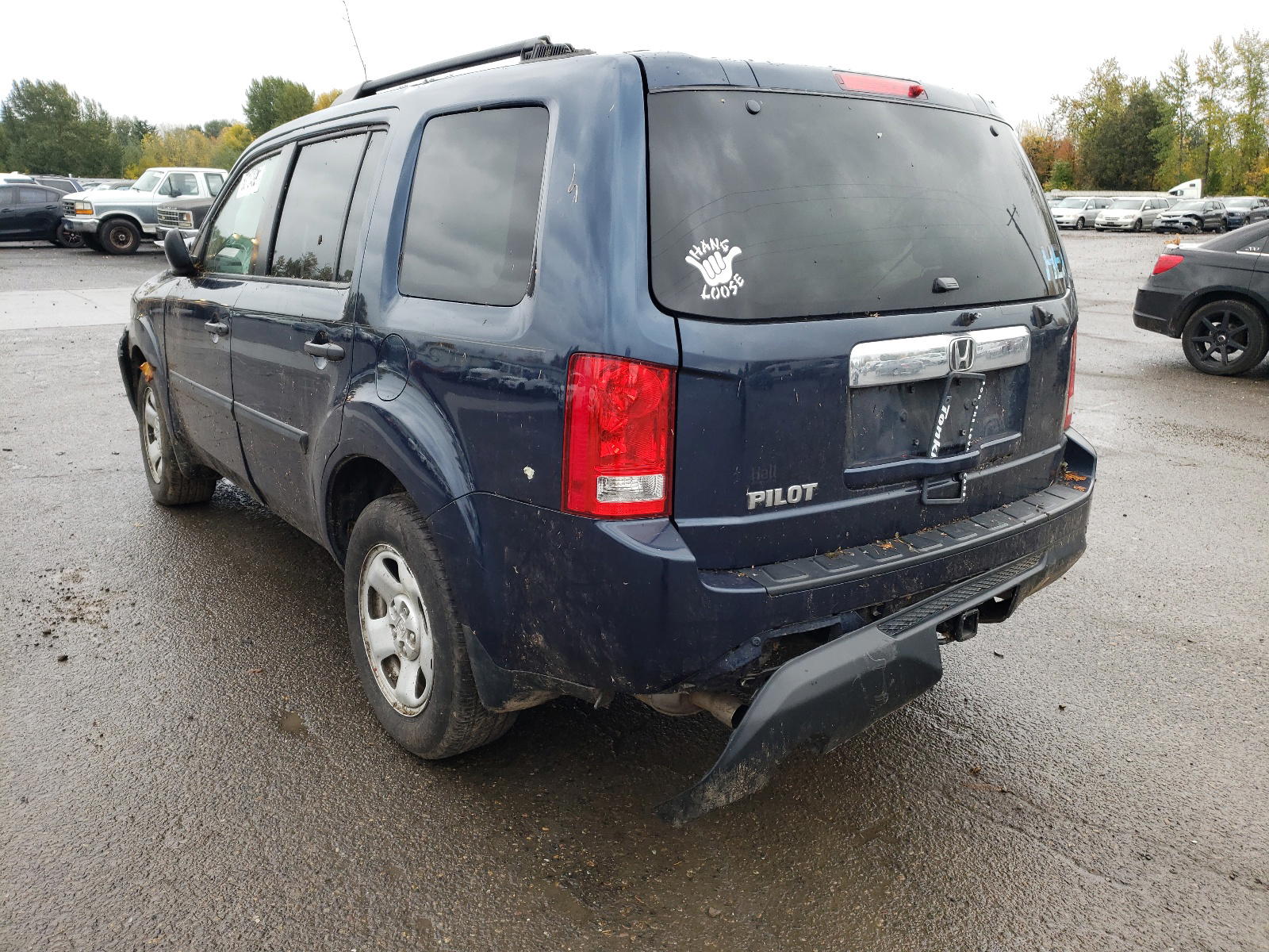 Photo 3 from auction – 2012 HONDA PILOT LX with VIN 5FNYF3H25CB013079