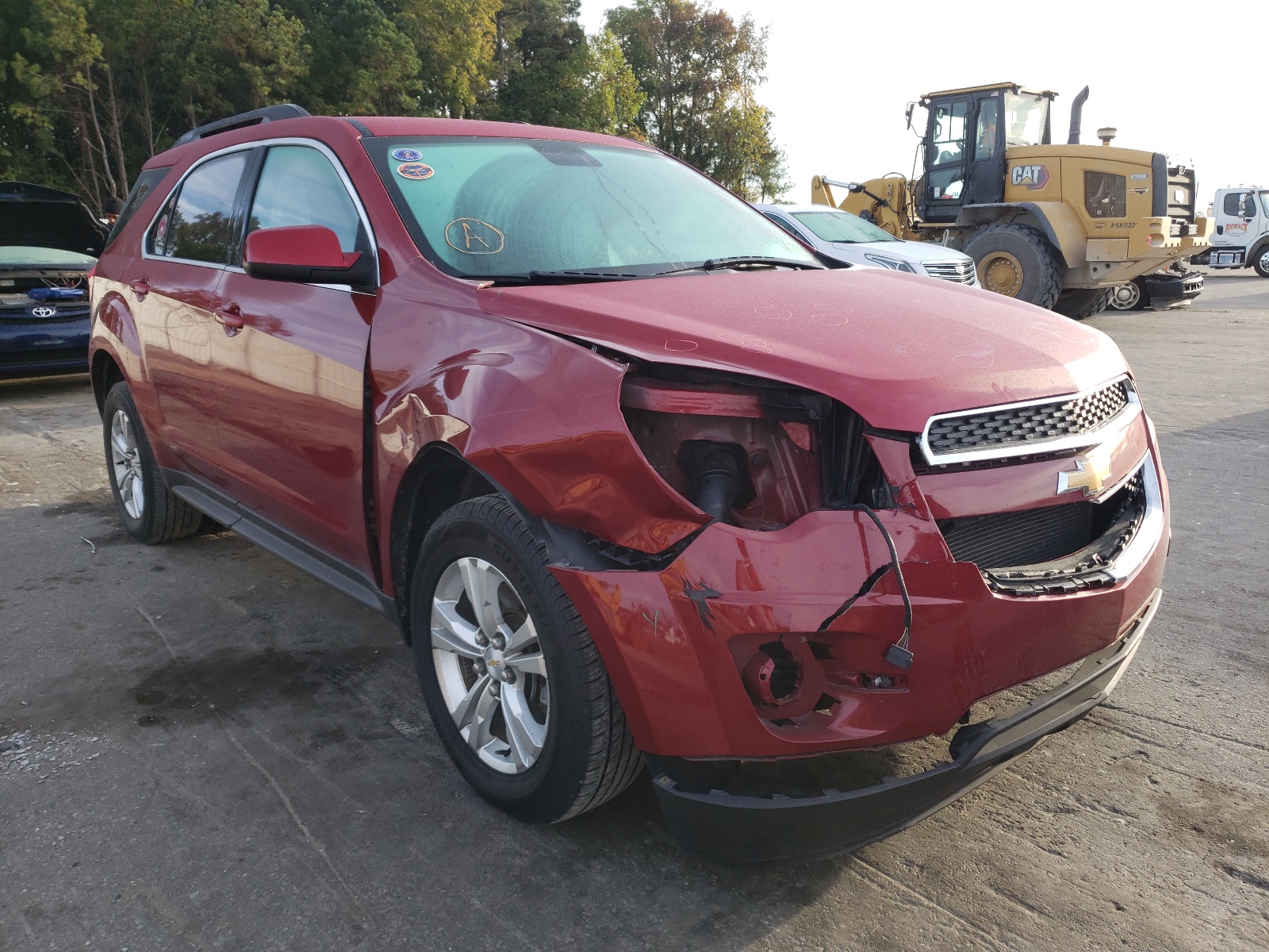 CHEVROLET EQUINOX LT 2015 with VIN 2GNALBEK1F1163682 - Photo from auction