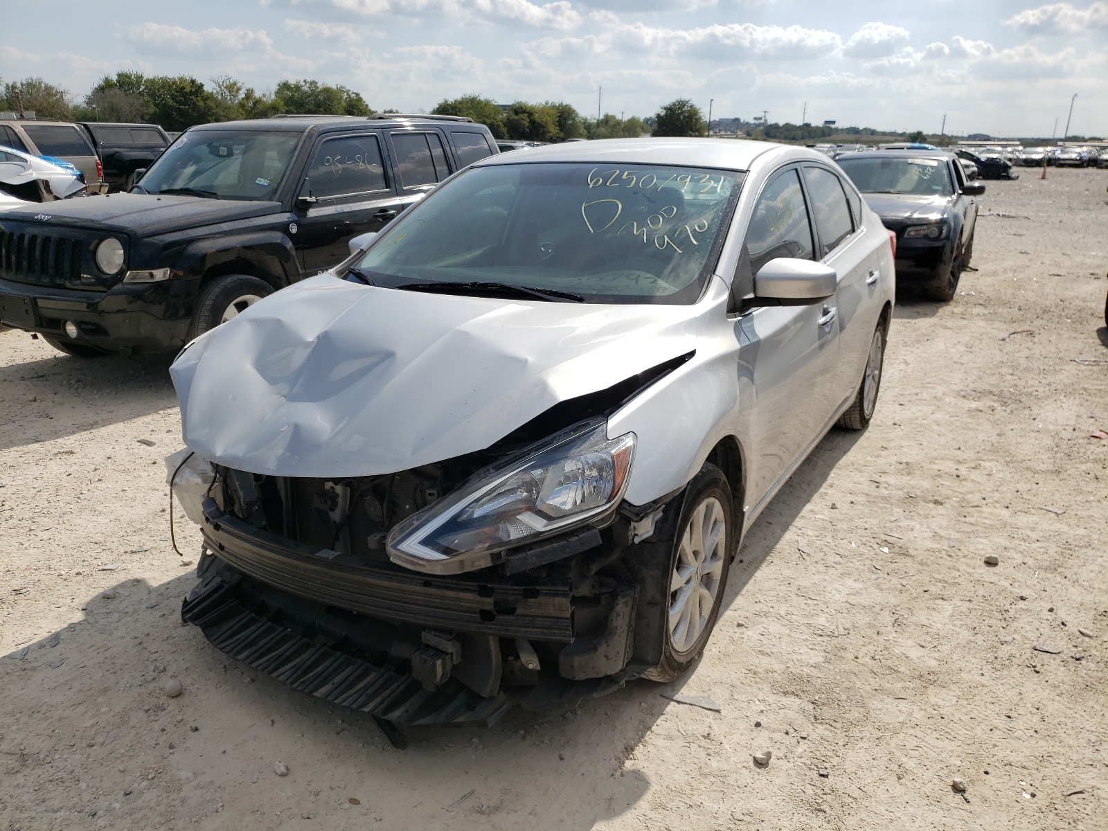 Photo 2 from auction – 2018 NISSAN SENTRA S with VIN 3N1AB7AP3JY300970