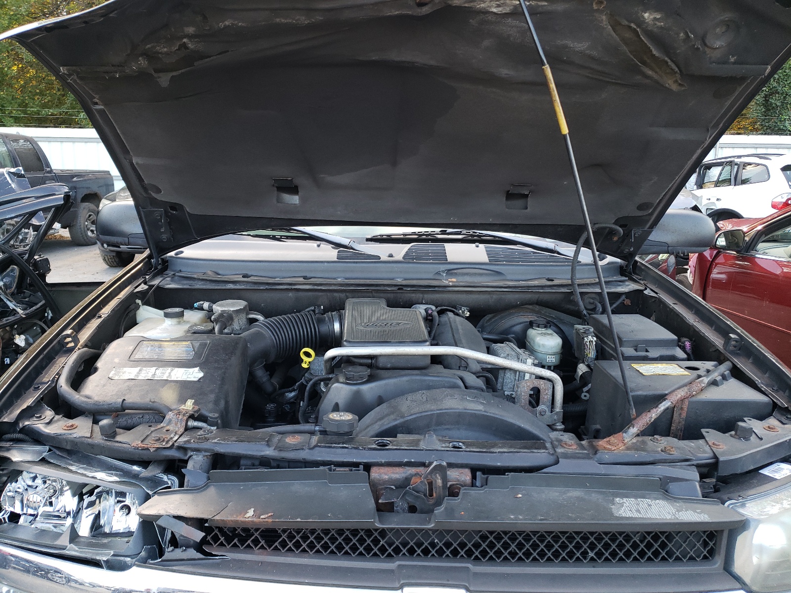 Photo 7 from auction – 2004 CHEVROLET TRAILBLAZE with VIN 1GNDT13S042385069