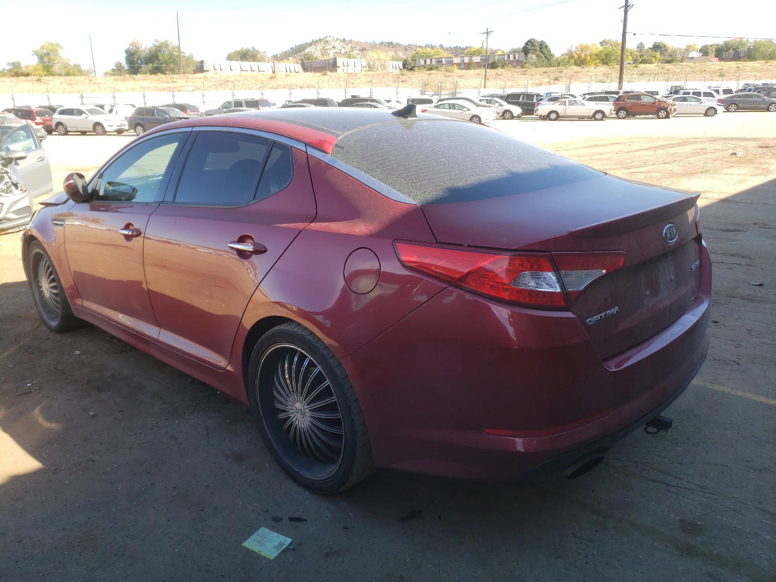 Photo 3 from auction – 2012 KIA OPTIMA SX with VIN 5XXGR4A69CG005120