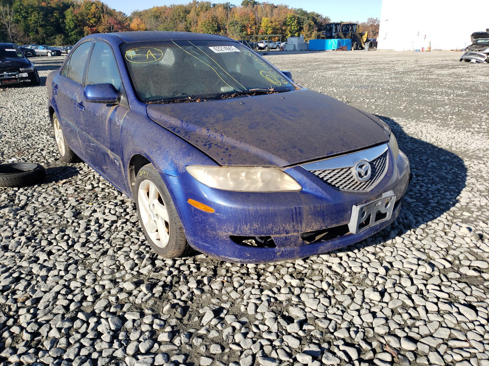 MAZDA 6 S 2003 with VIN 1YVFP80D735M28477 - Photo from auction