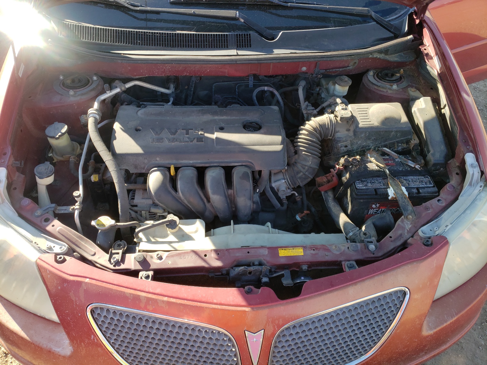 Photo 7 from auction – 2007 PONTIAC VIBE with VIN 5Y2SL65887Z434657