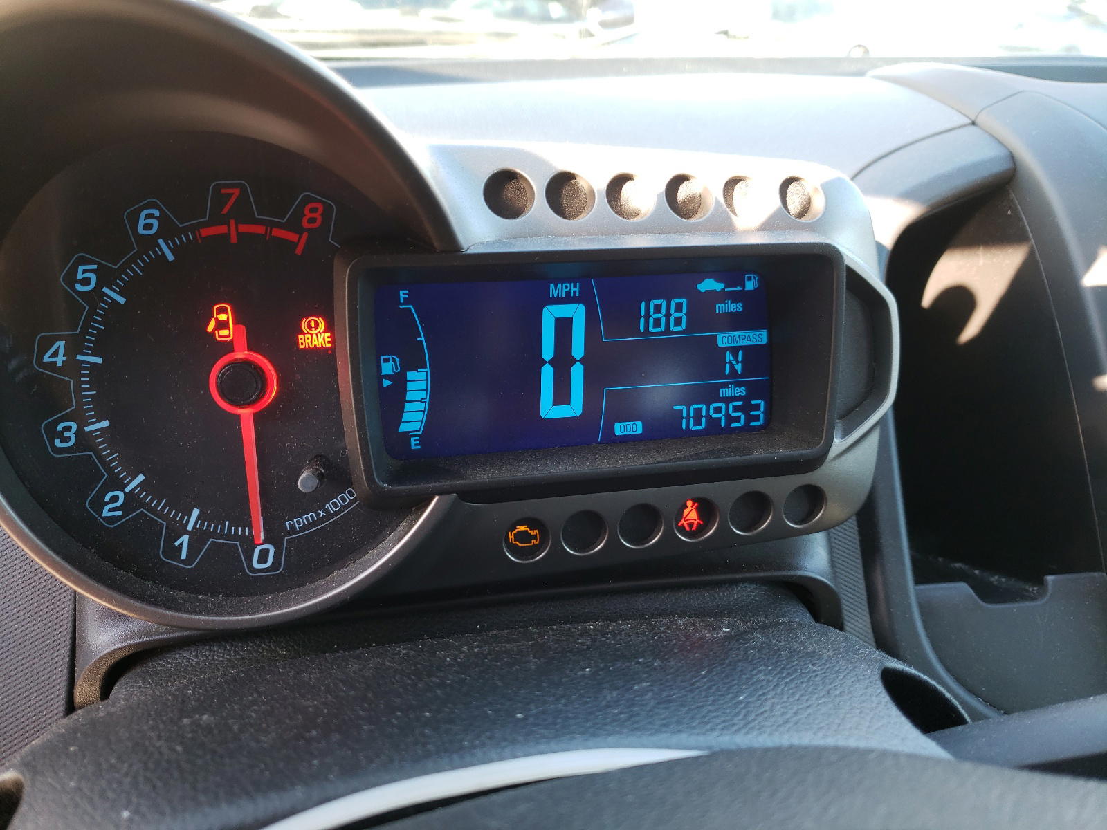 Photo 8 from auction – 2012 CHEVROLET SONIC LS with VIN 1G1JB5SH6C4130675