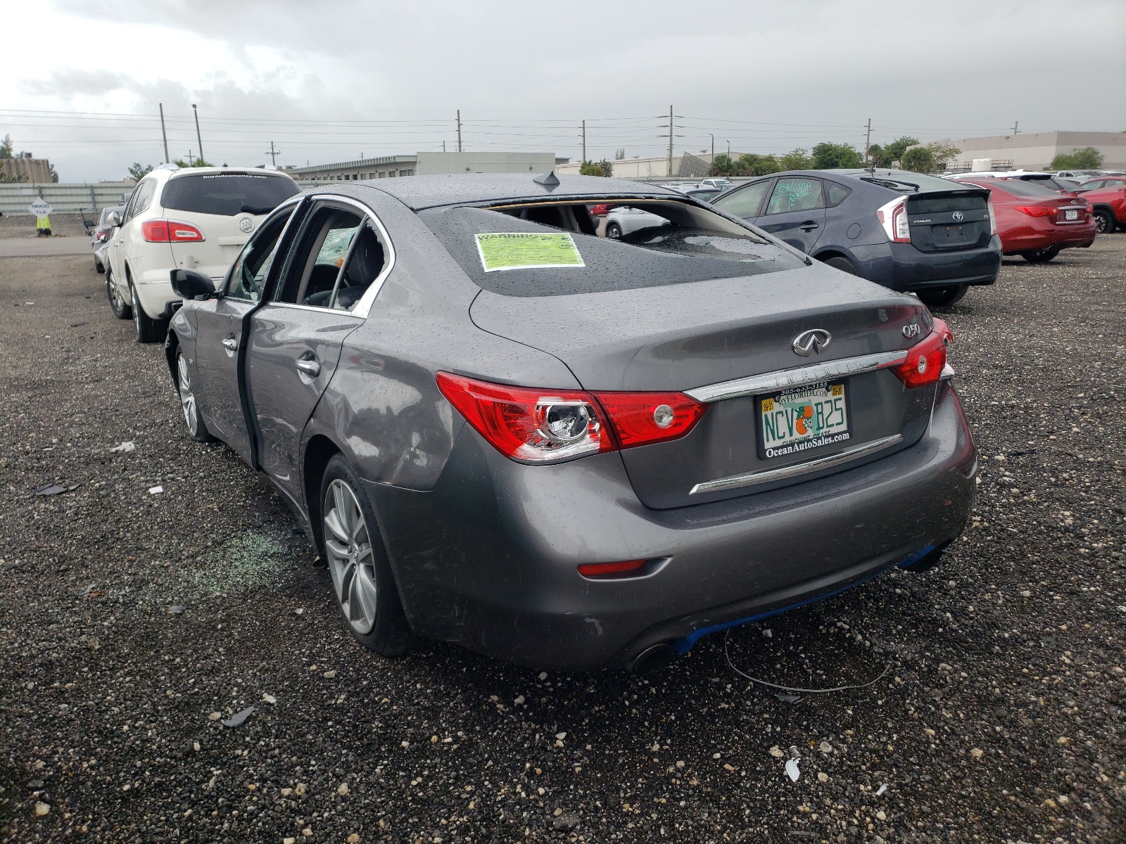 Photo 3 from auction – 2017 INFINITI Q50 PREMIU with VIN JN1EV7AP6HM739845