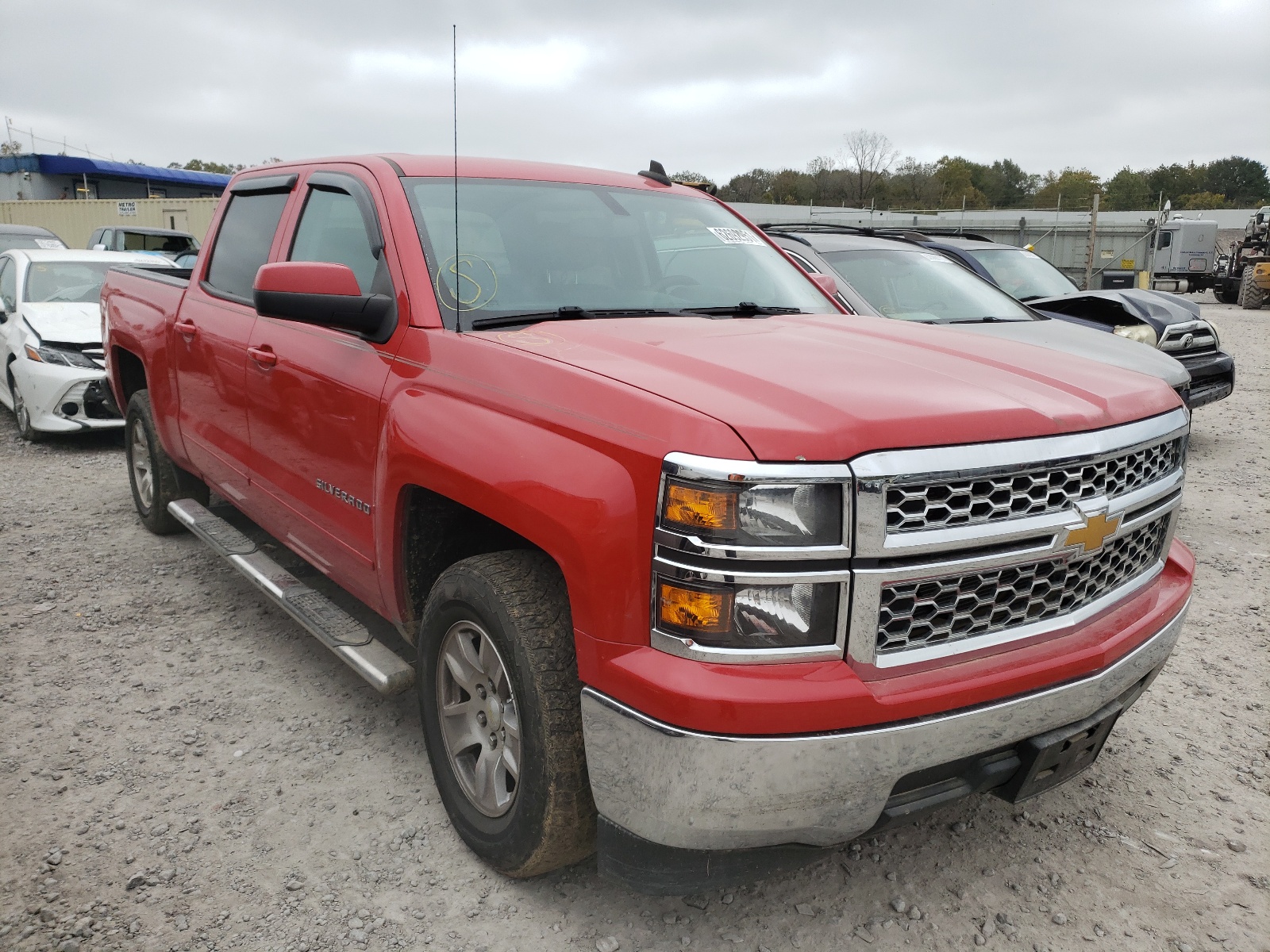 CHEVROLET SILVERADO 2015 with VIN 3GCPCRECXFG103315 - Photo from auction