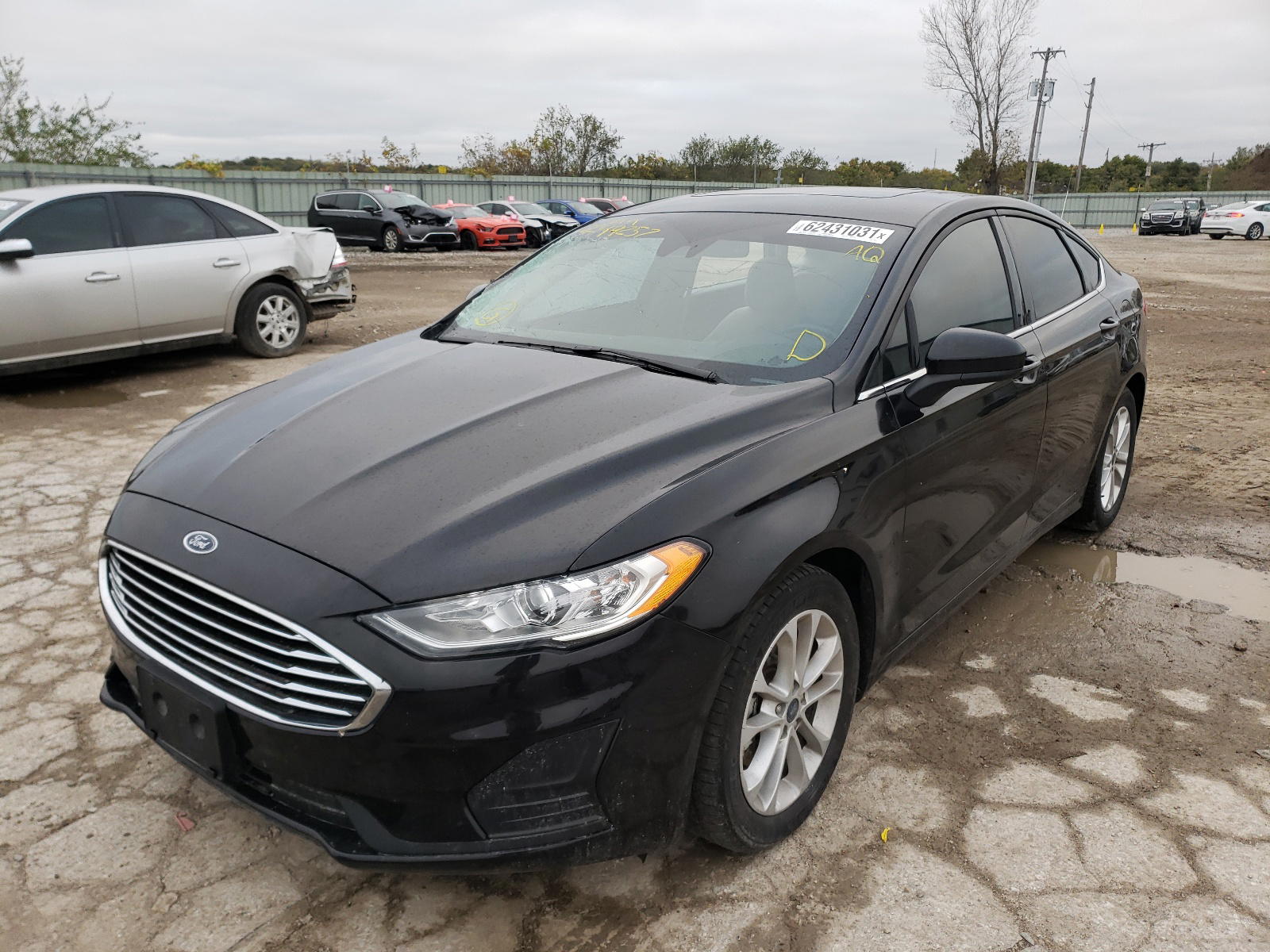 Photo 2 from auction – 2020 FORD FUSION SE with VIN 3FA6P0HD9LR249257