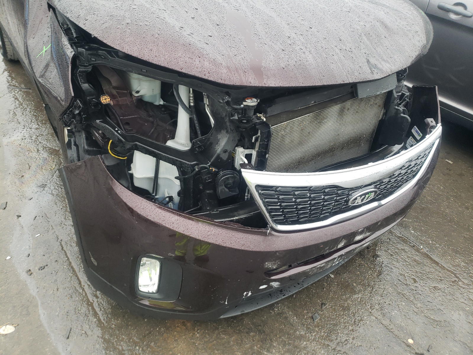 Photo 9 from auction – 2015 KIA SORENTO LX with VIN 5XYKT3A67FG569063