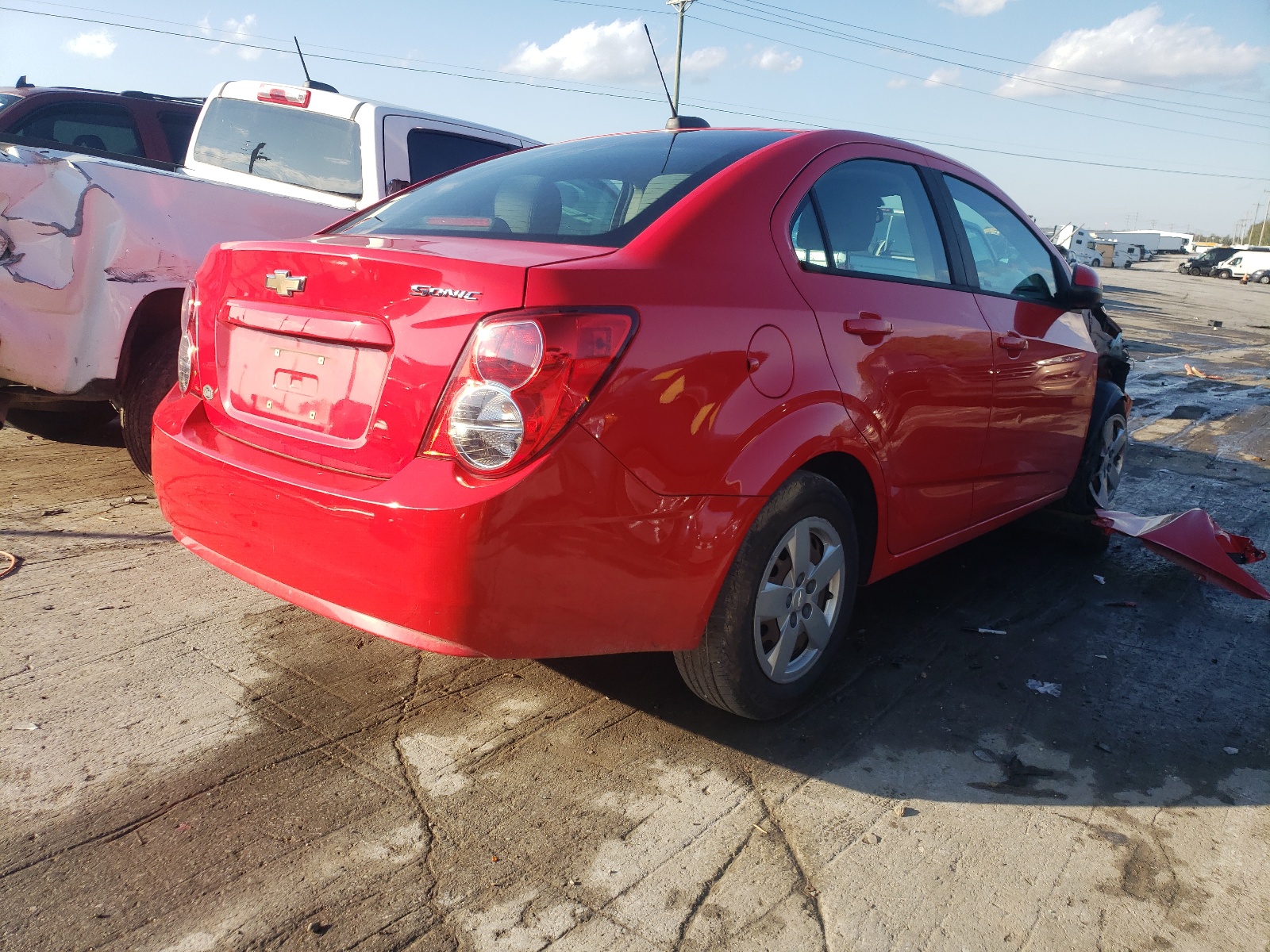 Photo 4 from auction – 2015 CHEVROLET SONIC LS with VIN 1G1JA5SH8F4218800