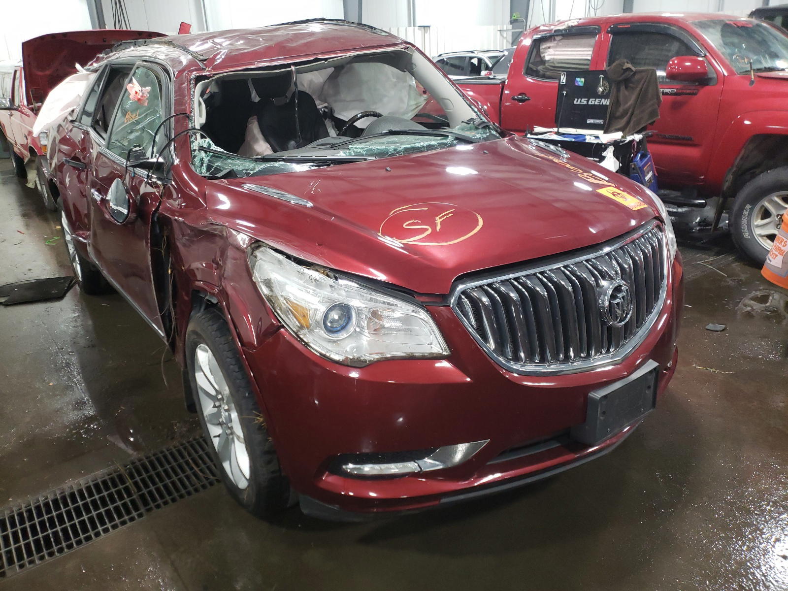 BUICK ENCLAVE 2017 with VIN 5GAKVCKD0HJ172760 - Photo from auction