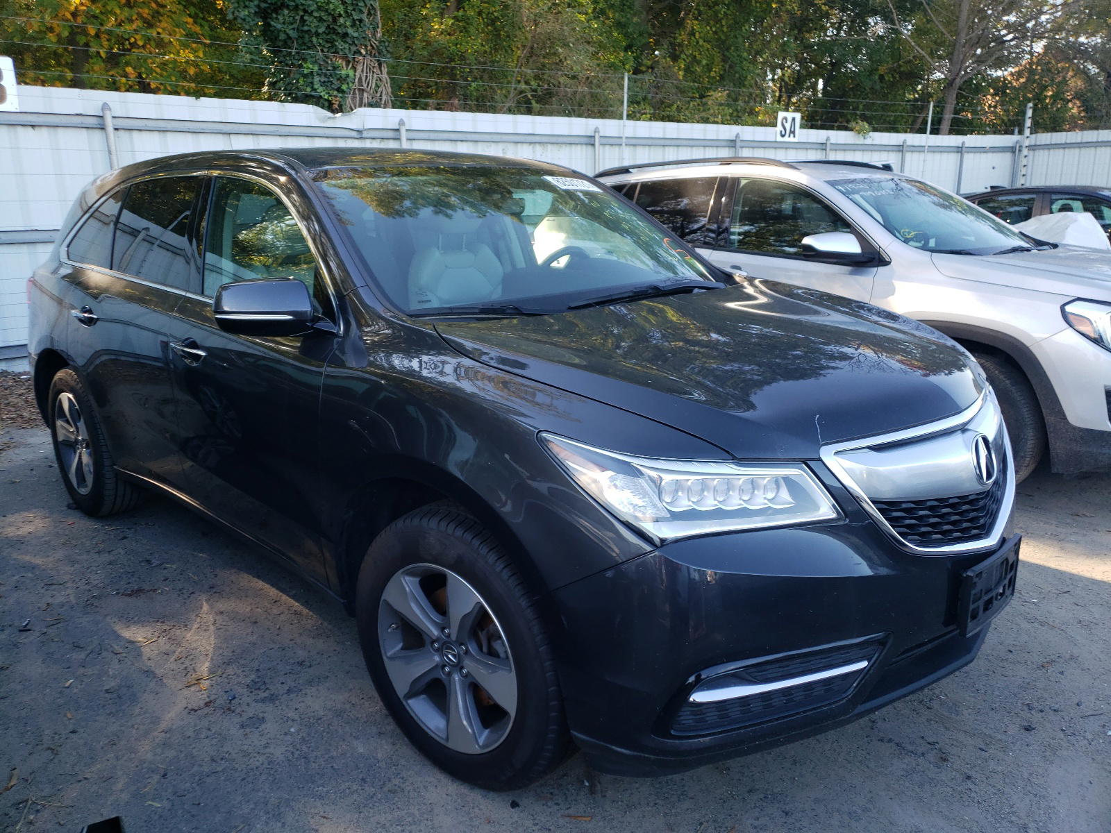 ACURA MDX 2016 with VIN 5FRYD4H23GB032200 - Photo from auction