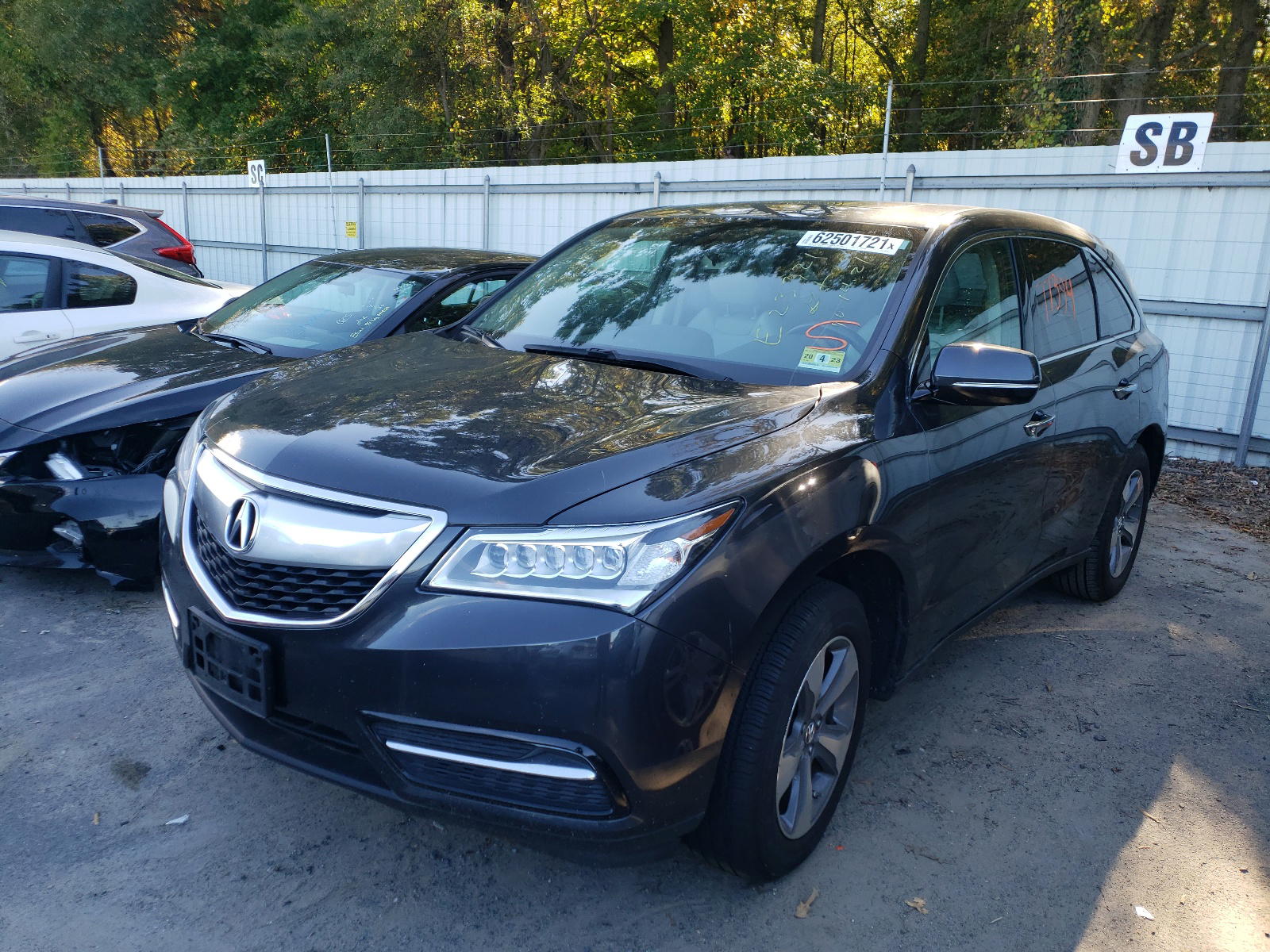 Photo 2 from auction – 2016 ACURA MDX with VIN 5FRYD4H23GB032200