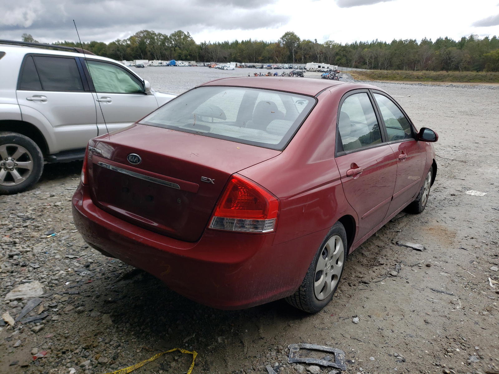 Photo 4 from auction – 2008 KIA SPECTRA EX with VIN KNAFE121785527665