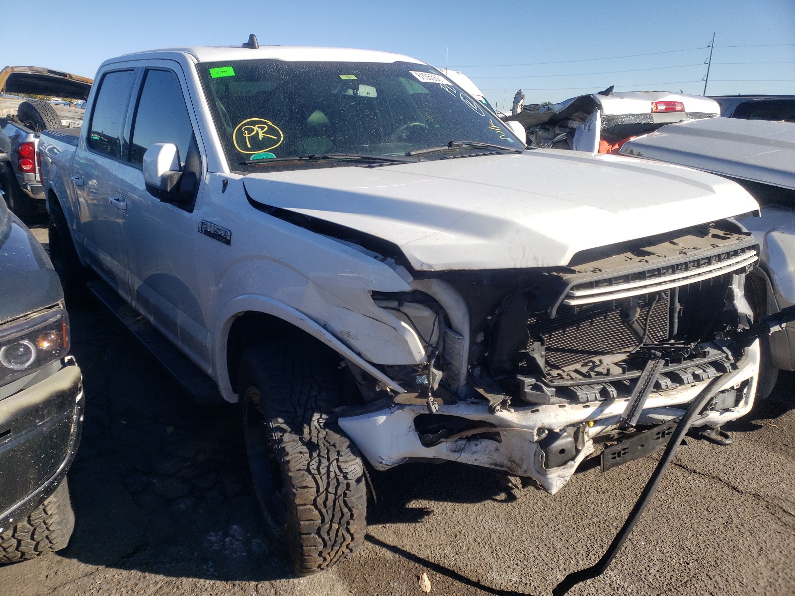 FORD F150 SUPER 2019 with VIN 1FTEW1E42KFA16044 - Photo from auction