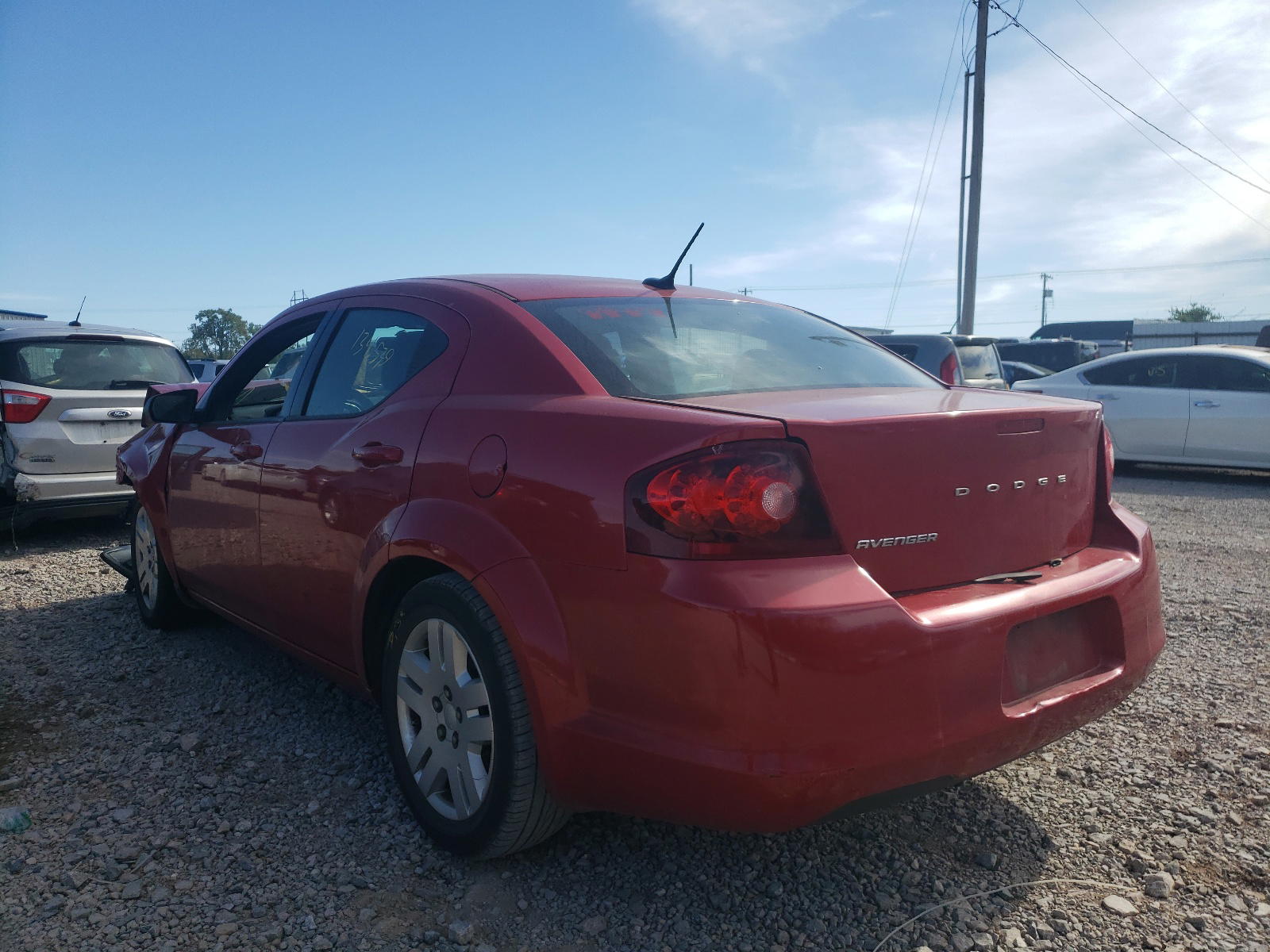 Photo 3 from auction – 2013 DODGE AVENGER SE with VIN 1C3CDZAB2DN654193