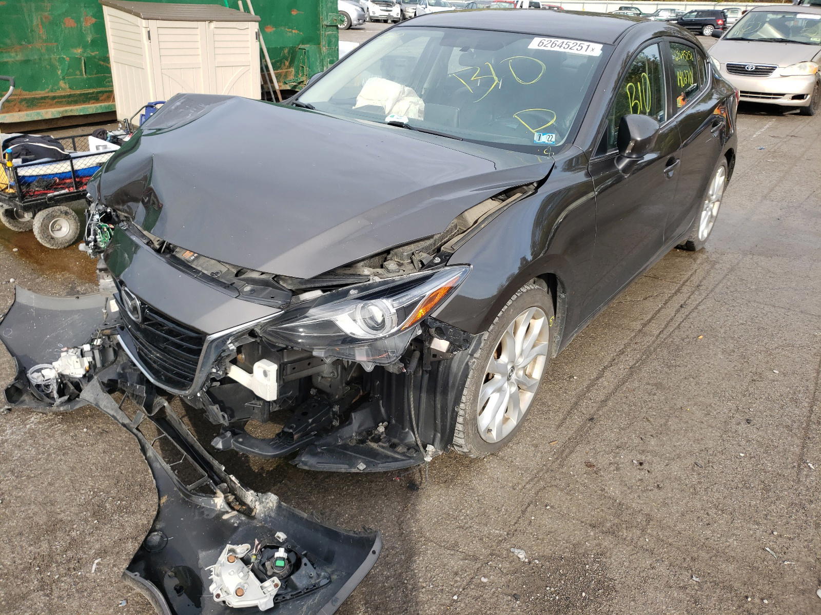 Photo 2 from auction – 2014 MAZDA 3 TOURING with VIN JM1BM1V30E1111588