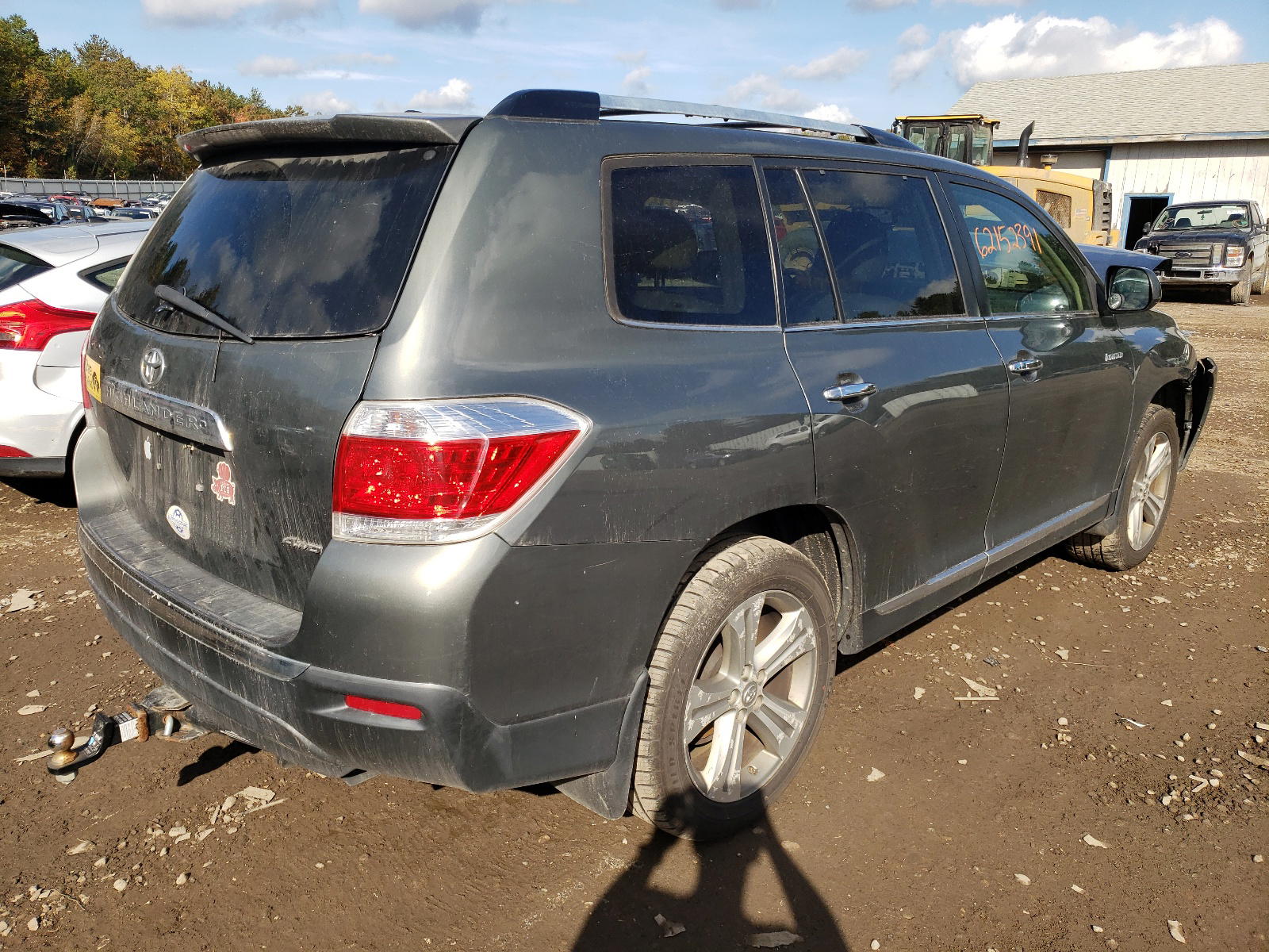 Photo 4 from auction – 2012 TOYOTA HIGHLANDER with VIN 5TDDK3EH5CS121426