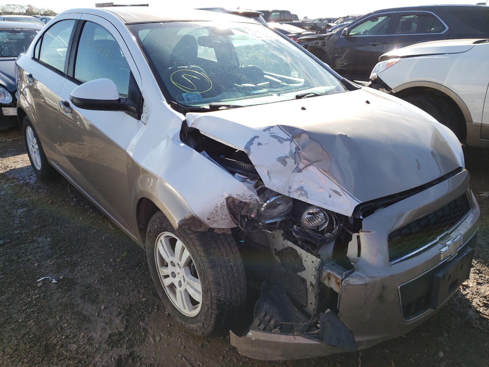 CHEVROLET SONIC LS 2012 with VIN 1G1JB5SH6C4130675 - Photo from auction