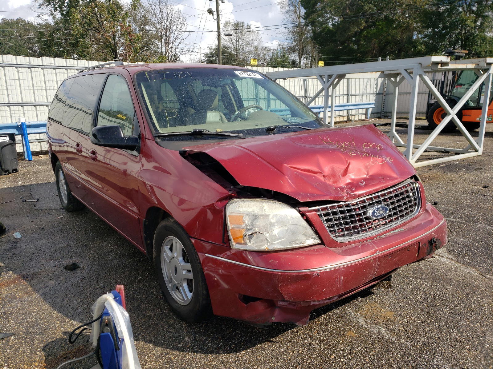 FORD FREESTAR S 2005 with VIN 2FMZA52265BA75223 - Photo from auction