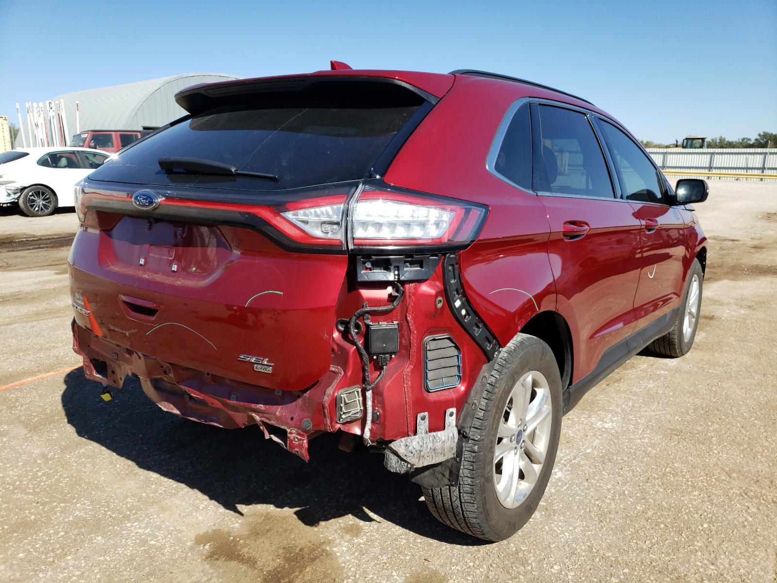 Photo 4 from auction – 2017 FORD EDGE SEL with VIN 2FMPK4J81HBC15901