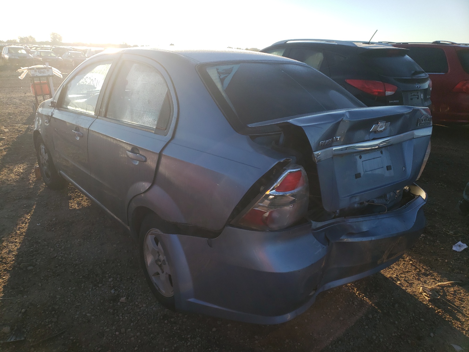 Photo 3 from auction – 2007 CHEVROLET AVEO LT with VIN KL1TG56627B187149