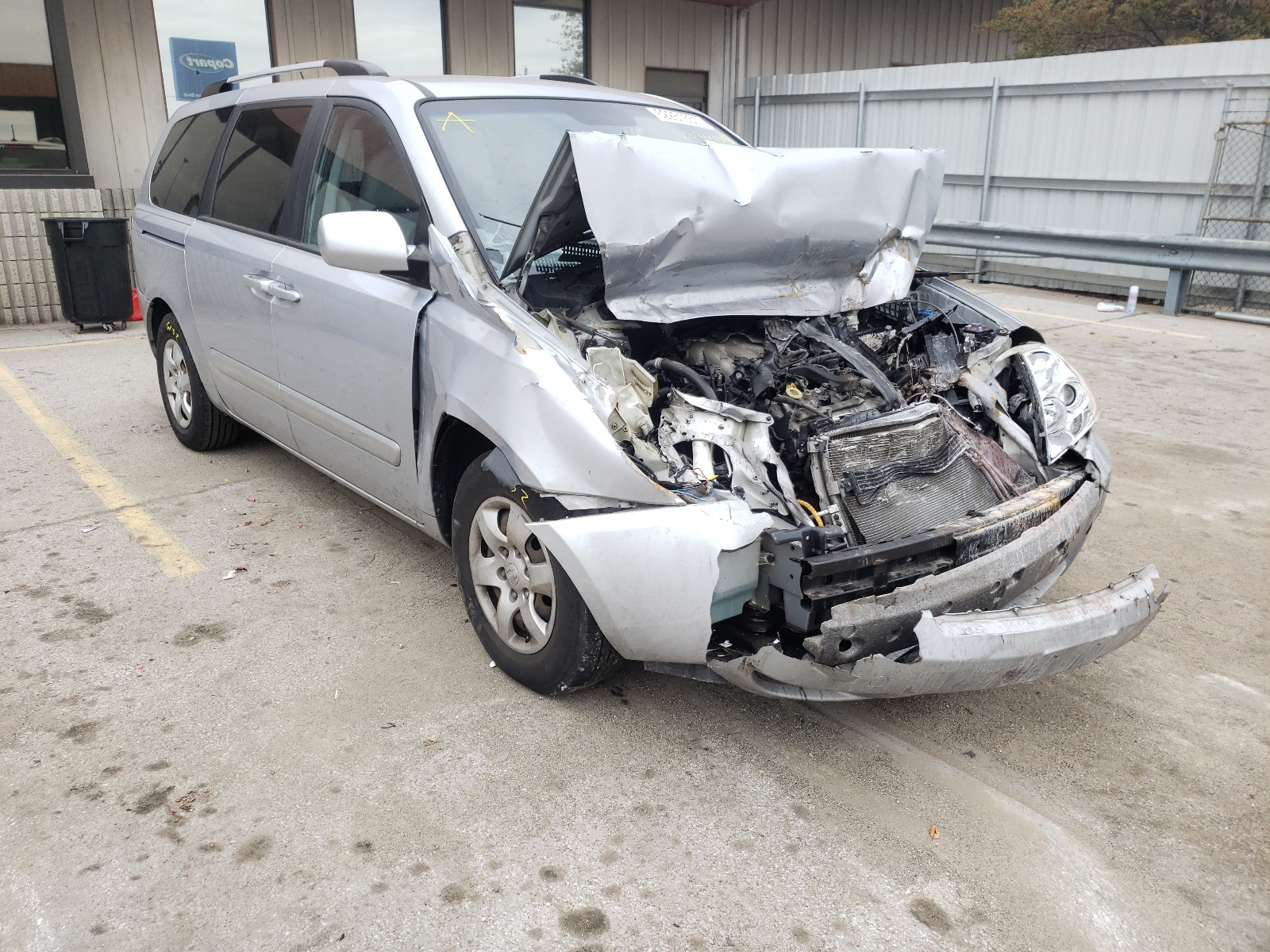 KIA SEDONA EX 2009 with VIN KNDMB233896308749 - Photo from auction