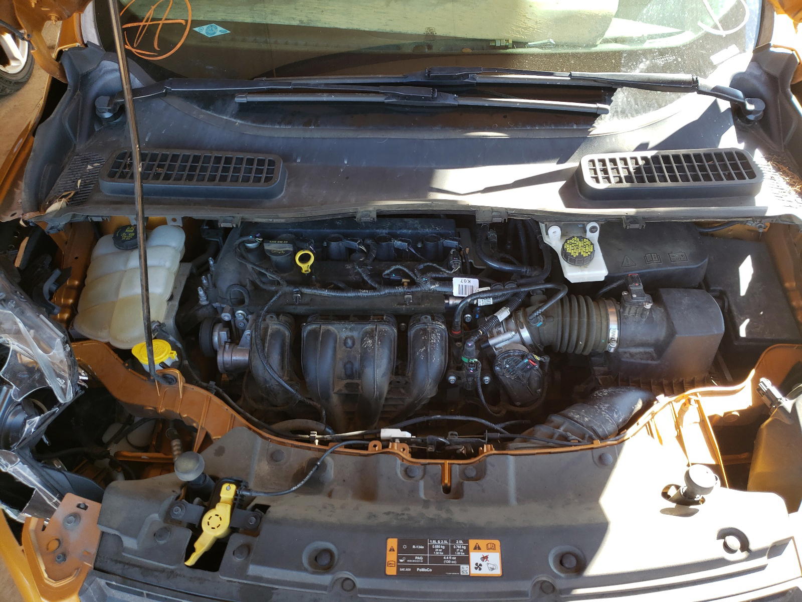 Photo 7 from auction – 2016 FORD ESCAPE S with VIN 1FMCU0F73GUA08419