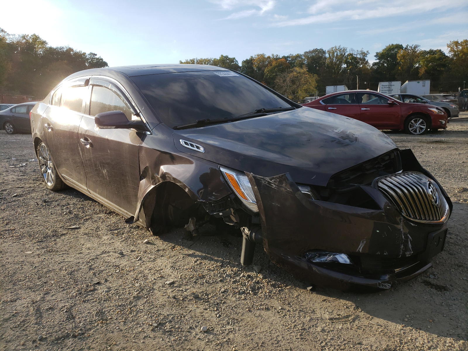BUICK LACROSSE 2014 with VIN 1G4GB5G38EF183492 - Photo from auction