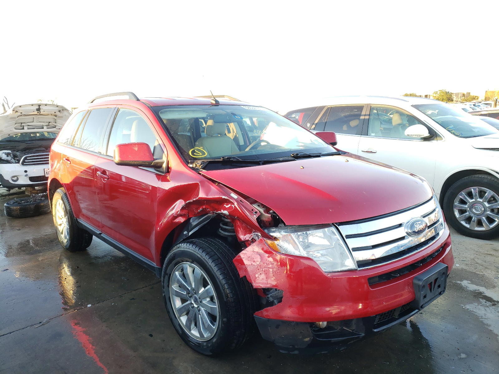 FORD EDGE SEL 2010 with VIN 2FMDK3JC0ABA22713 - Photo from auction
