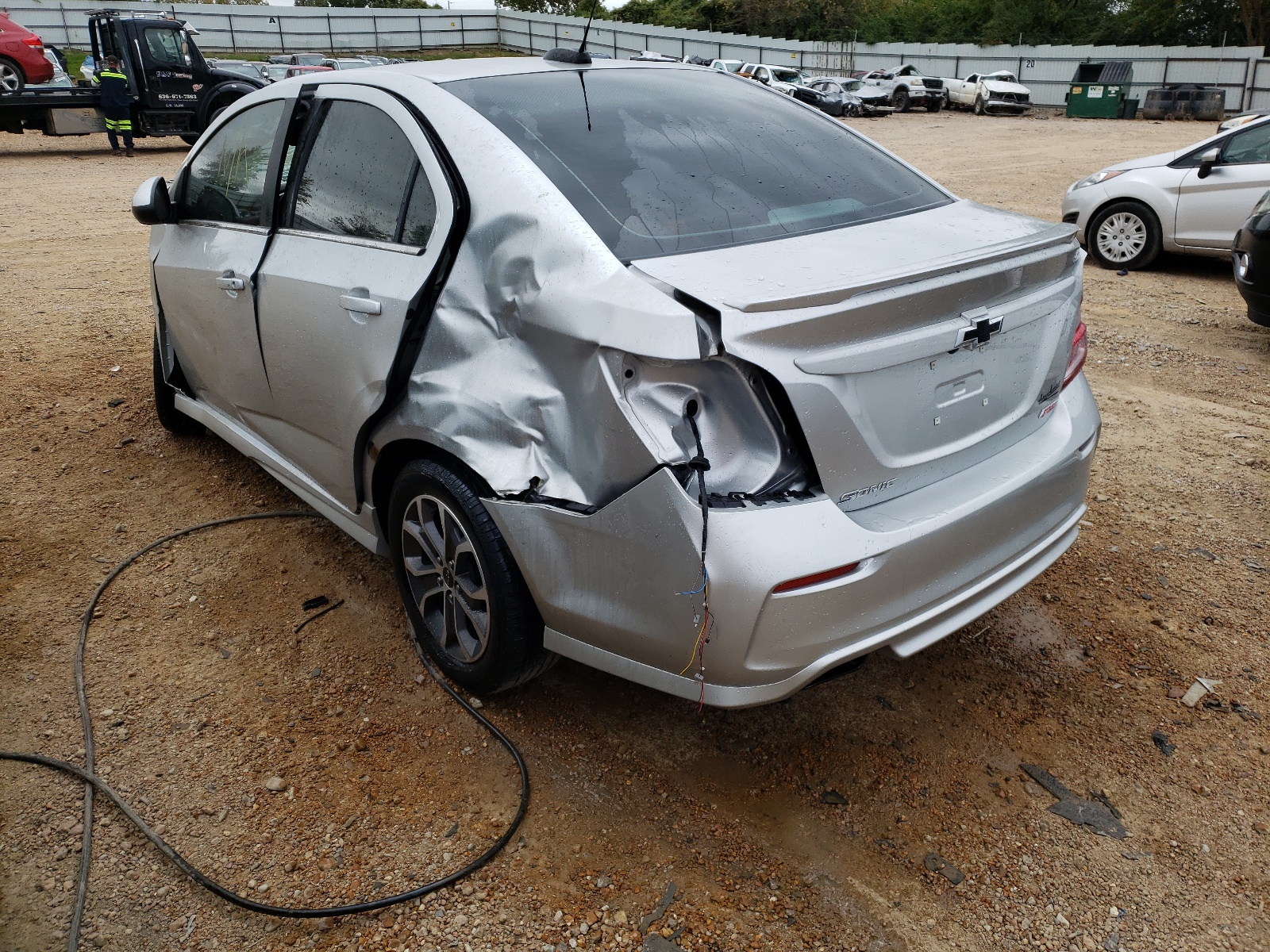 Photo 3 from auction – 2020 CHEVROLET SONIC LT with VIN 1G1JD5SB2L4122322