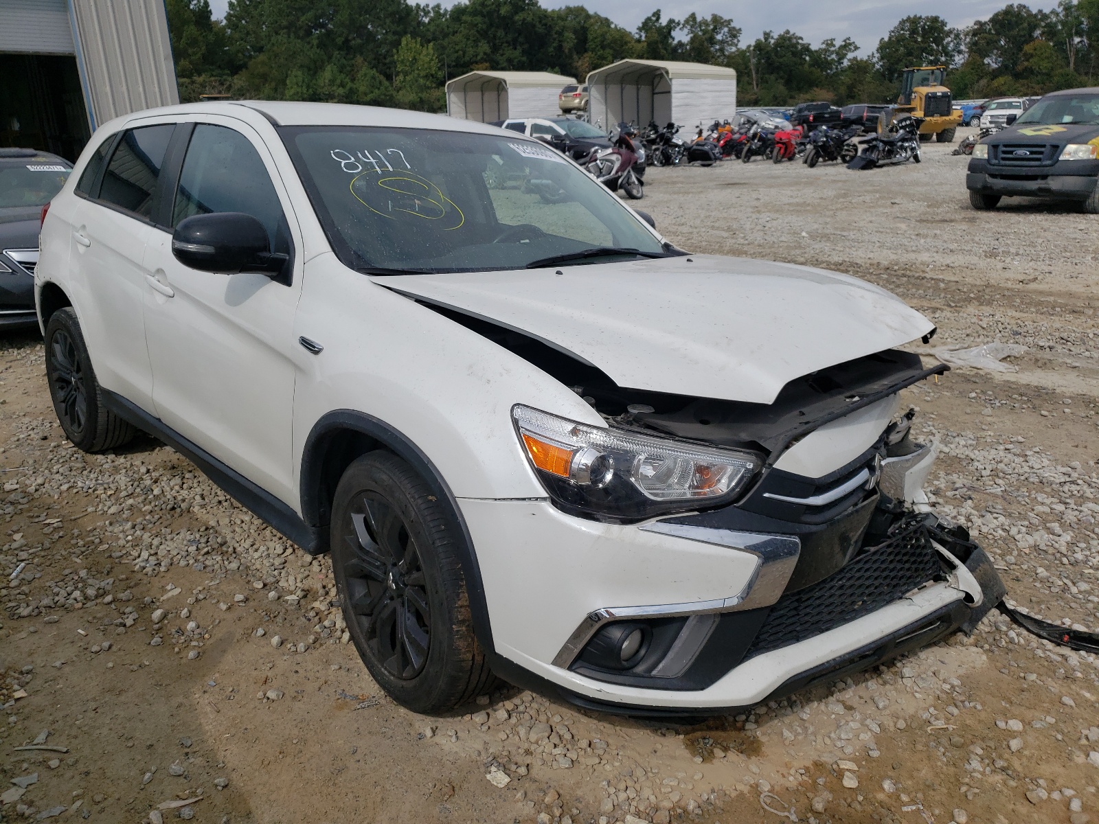MITSUBISHI OUTLANDER 2019 with VIN JA4AP3AU4KU008417 - Photo from auction