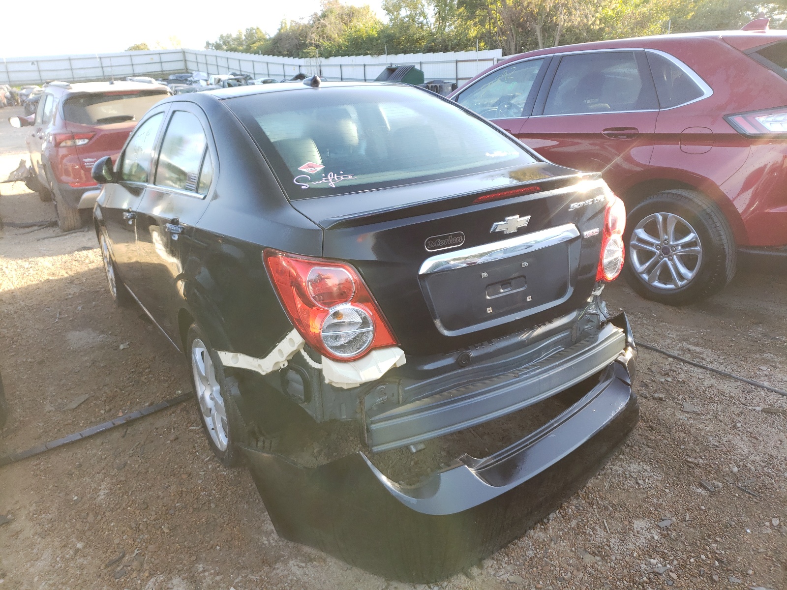 Photo 3 from auction – 2013 CHEVROLET SONIC LTZ with VIN 1G1JE5SB6D4145424