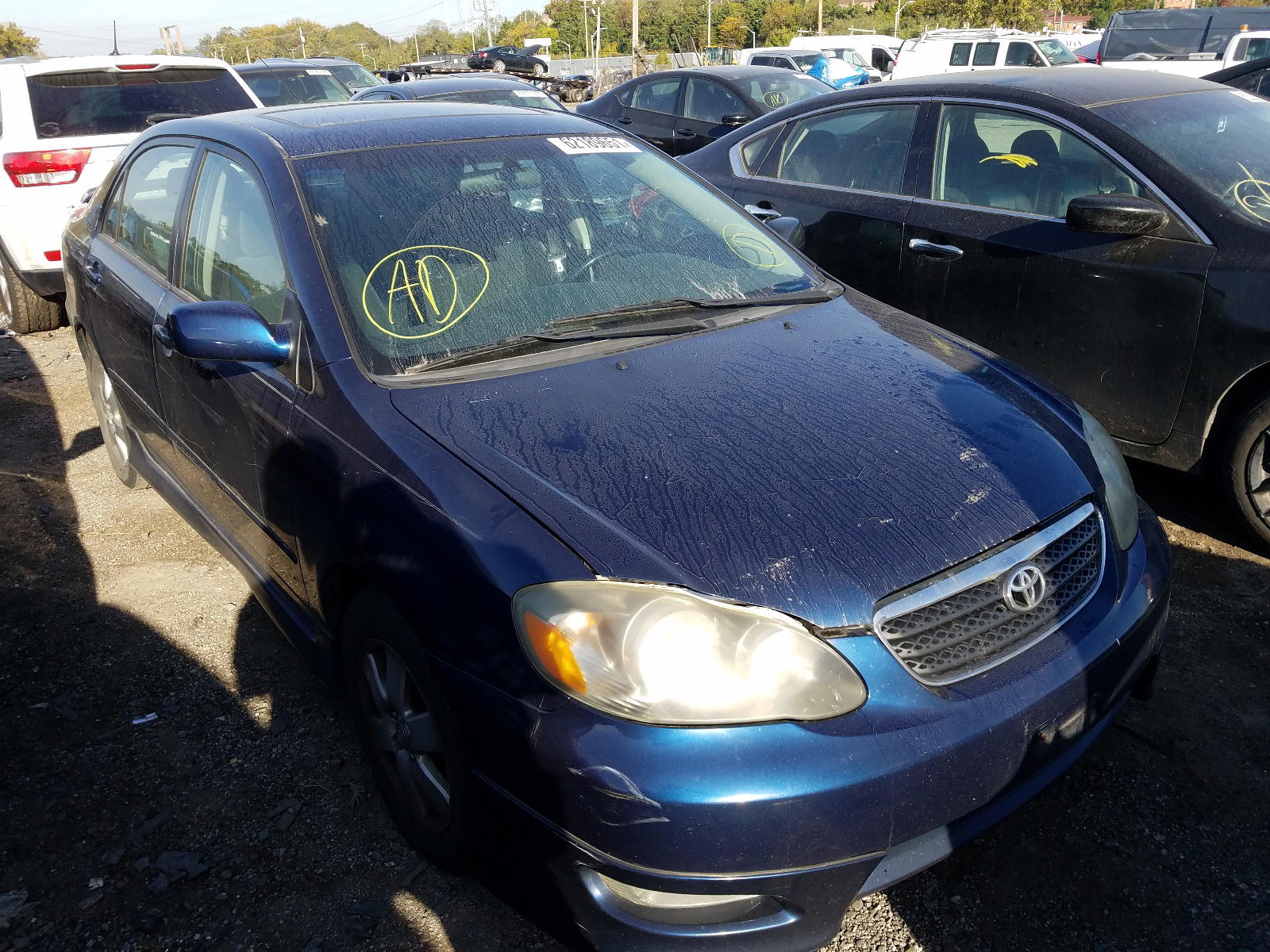 TOYOTA COROLLA CE 2005 with VIN 2T1BR30E45C345606 - Photo from auction