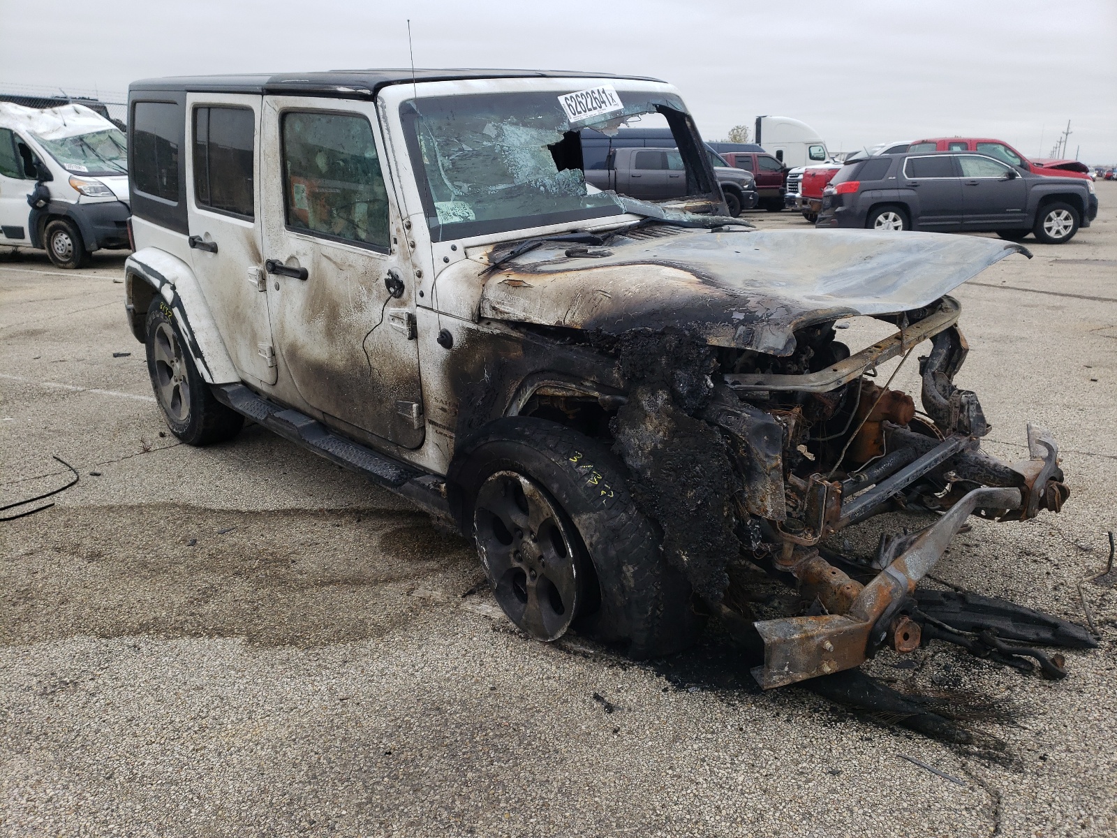 JEEP WRANGLER U 2018 with VIN 1C4BJWEG5JL936016 - Photo from auction