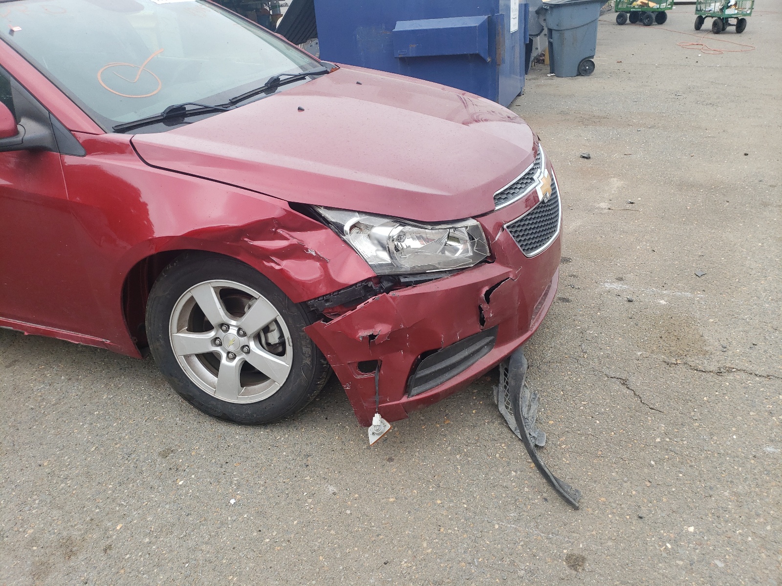 Photo 9 from auction – 2014 CHEVROLET CRUZE LT with VIN 1G1PC5SBXE7430837