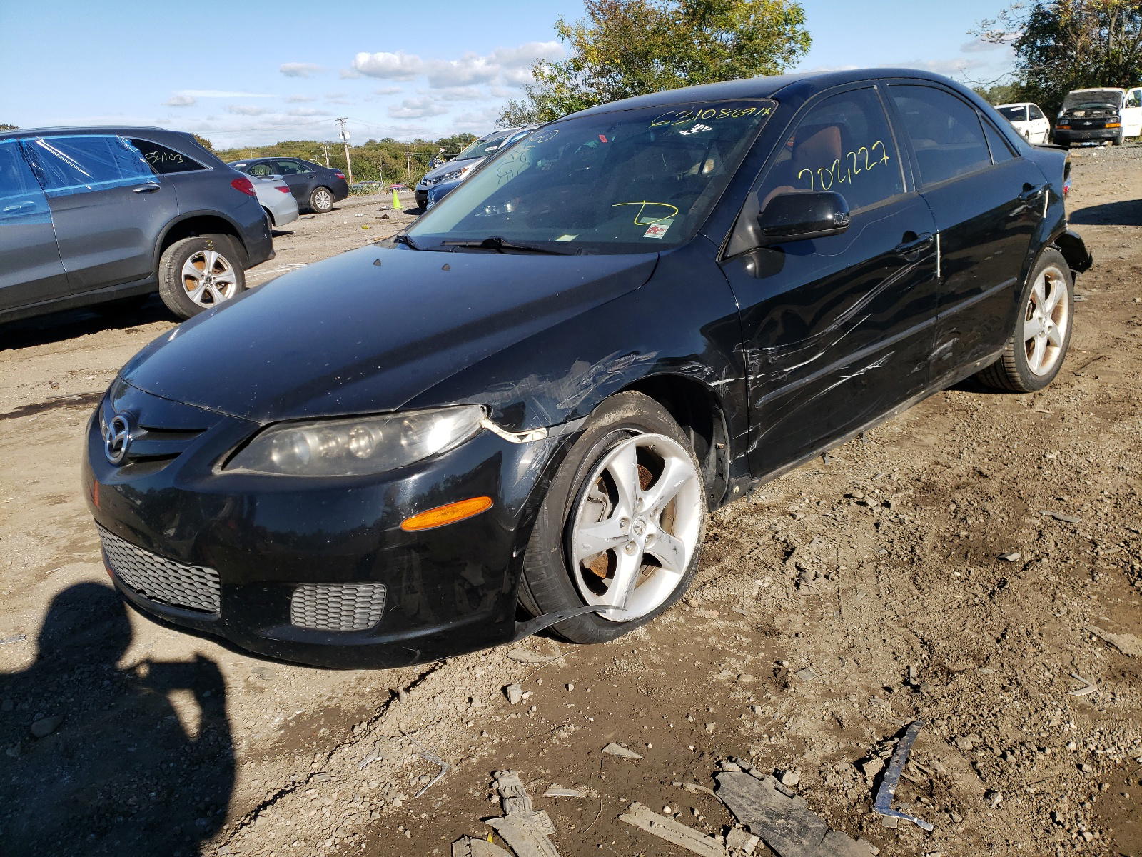 Photo 2 from auction – 2008 MAZDA 6 I with VIN 1YVHP80C385M11523