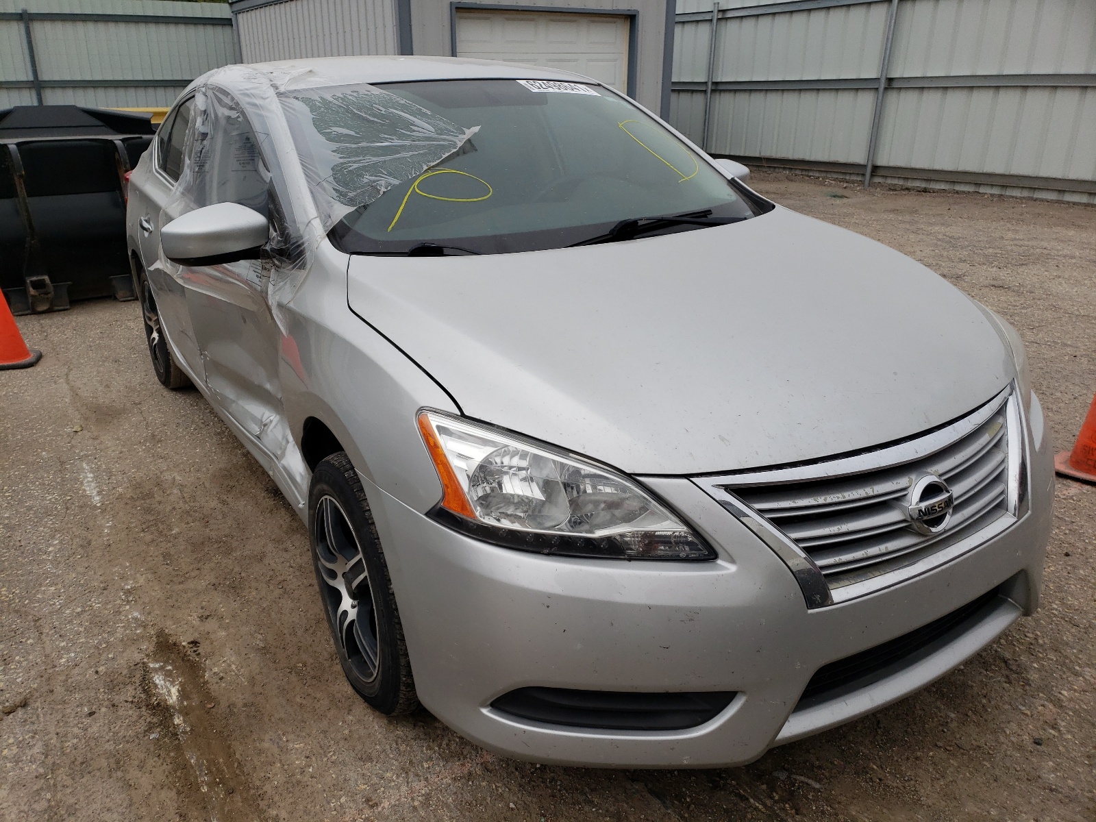 NISSAN SENTRA S 2014 with VIN 3N1AB7AP7EY285590 - Photo from auction