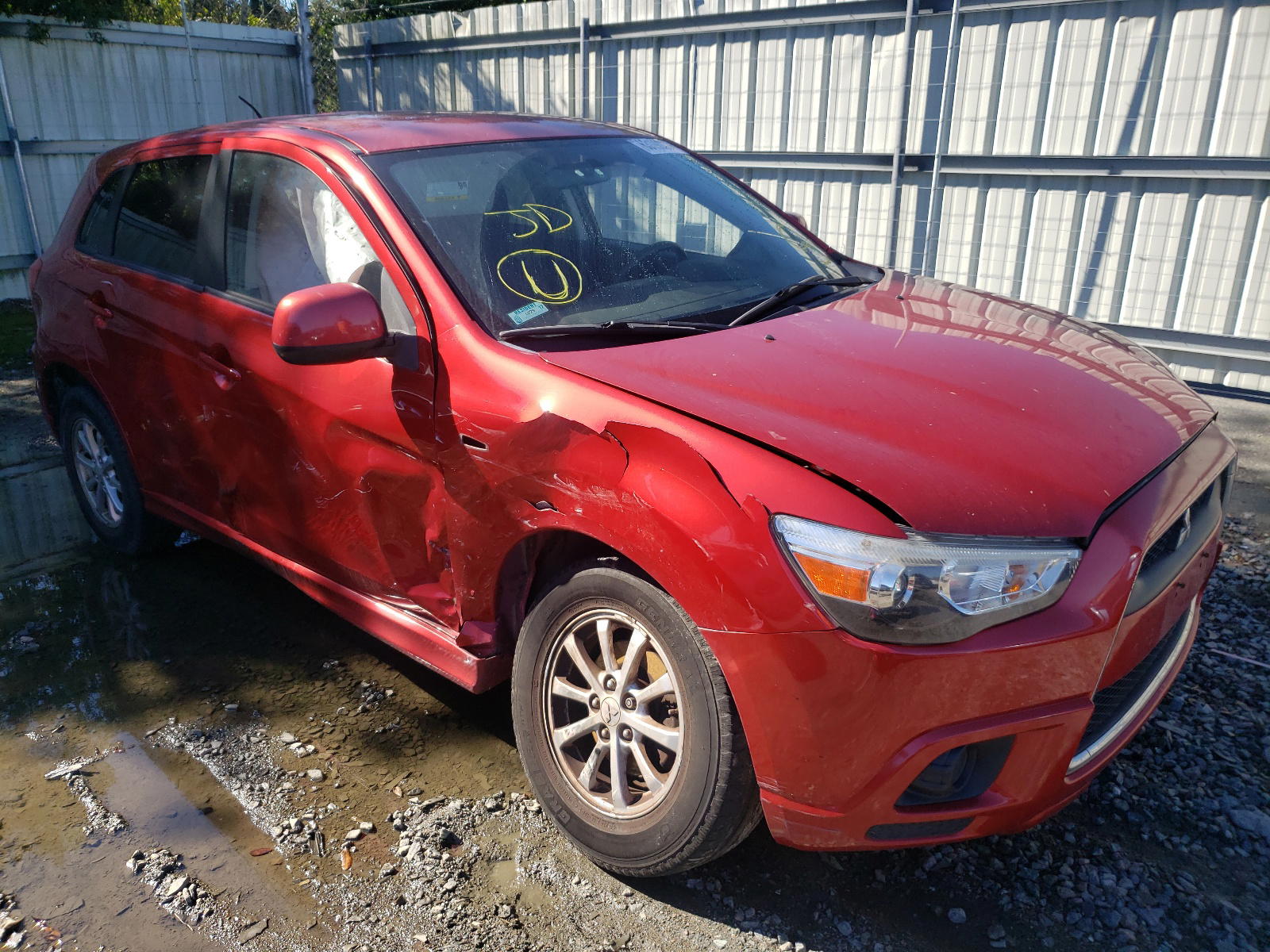 MITSUBISHI OUTLANDER 2012 with VIN JA4AP3AUXCZ003100 - Photo from auction