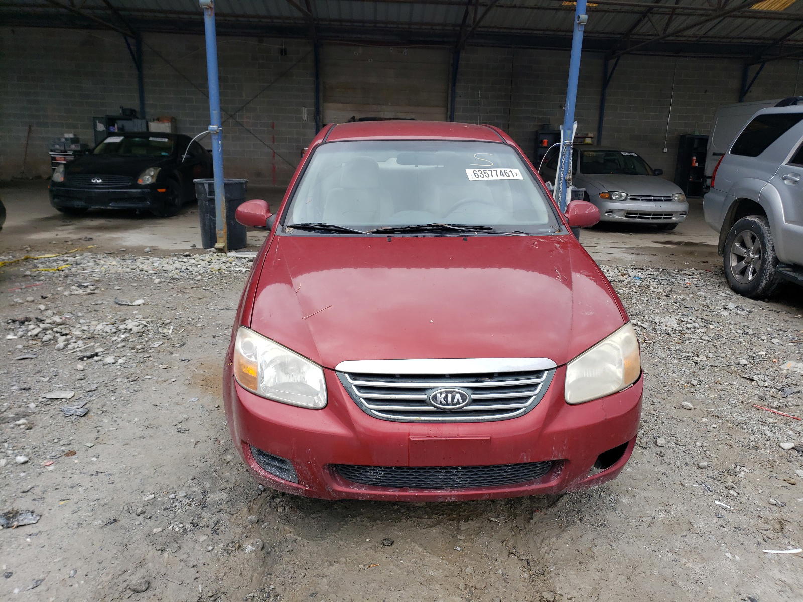 Photo 9 from auction – 2008 KIA SPECTRA EX with VIN KNAFE121785527665