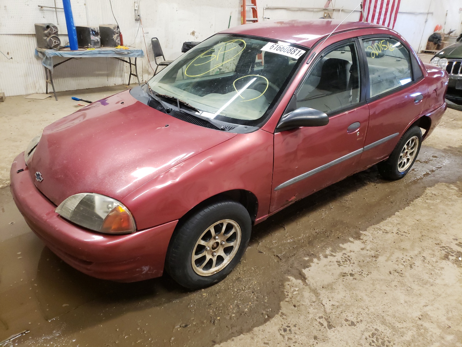 Photo 2 from auction – 2001 CHEVROLET METRO LSI with VIN 2C1MR522716709887
