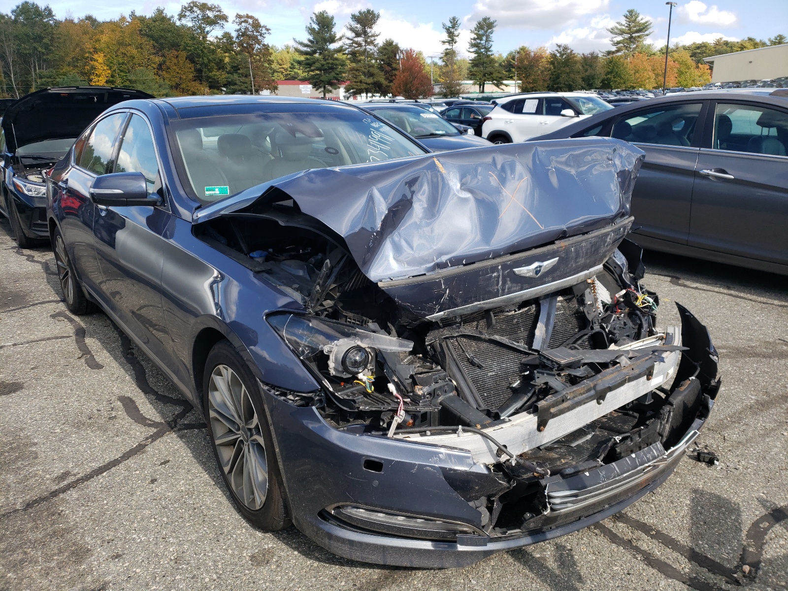 HYUNDAI GENESIS 3. 2016 with VIN KMHGN4JE0GU119781 - Photo from auction