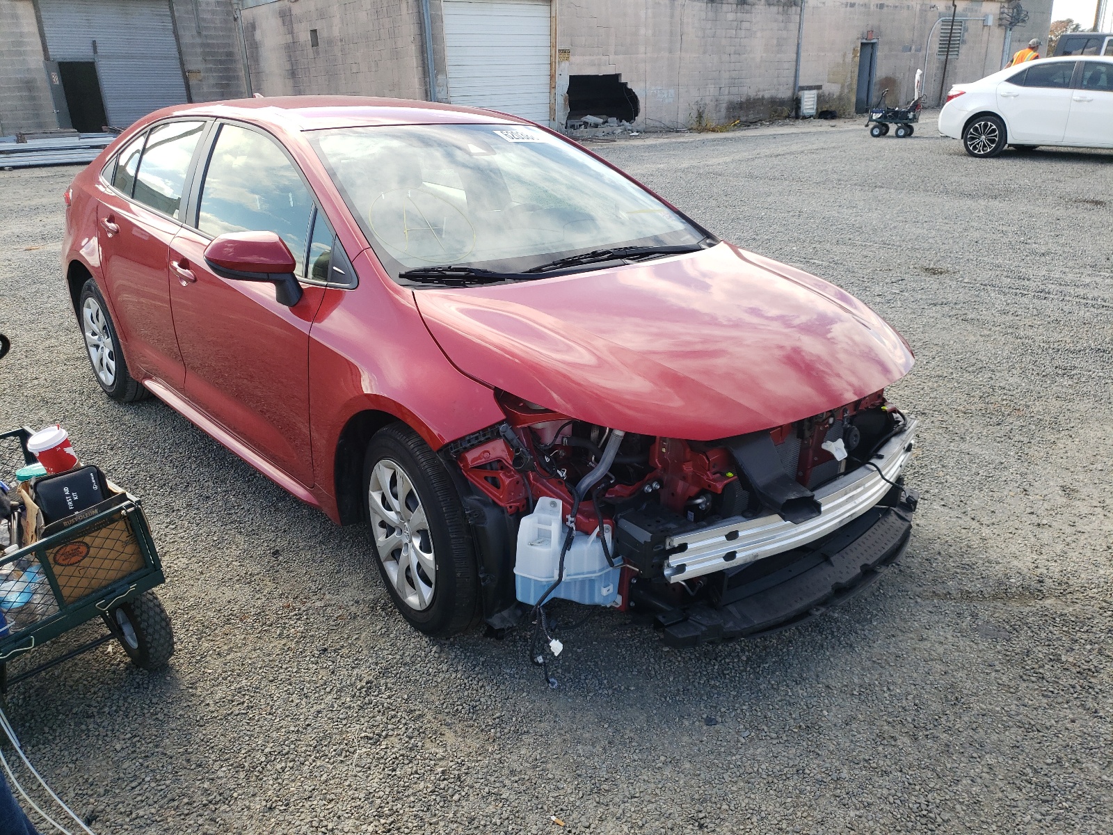 TOYOTA COROLLA LE 2020 with VIN JTDEPRAE4LJ080014 - Photo from auction